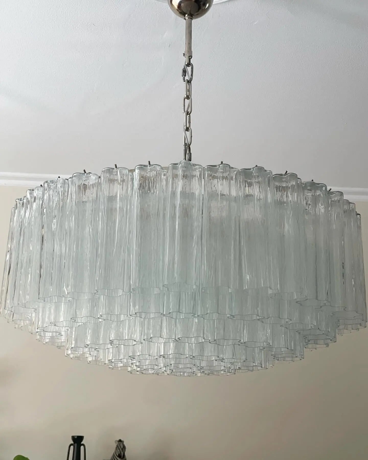 Murano Lysekrone 101 Glassrør Murano Studio