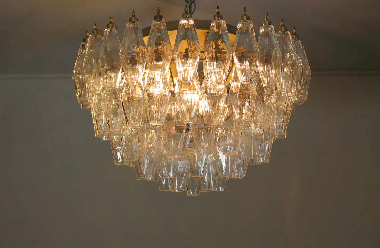Murano Poliedri Lysekrone - 84 glass