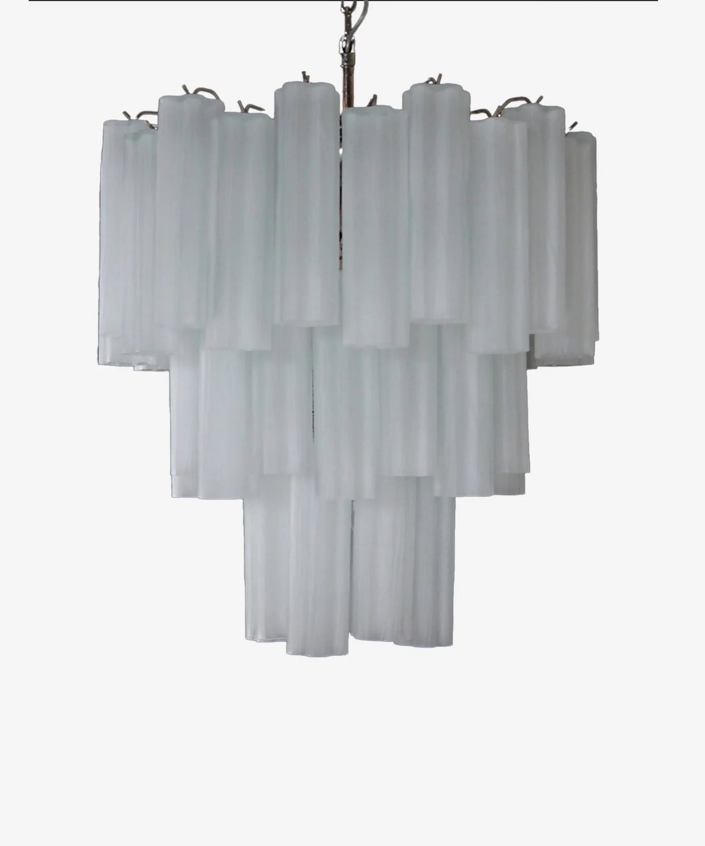 Murano Lysekrone 48 Glassrør