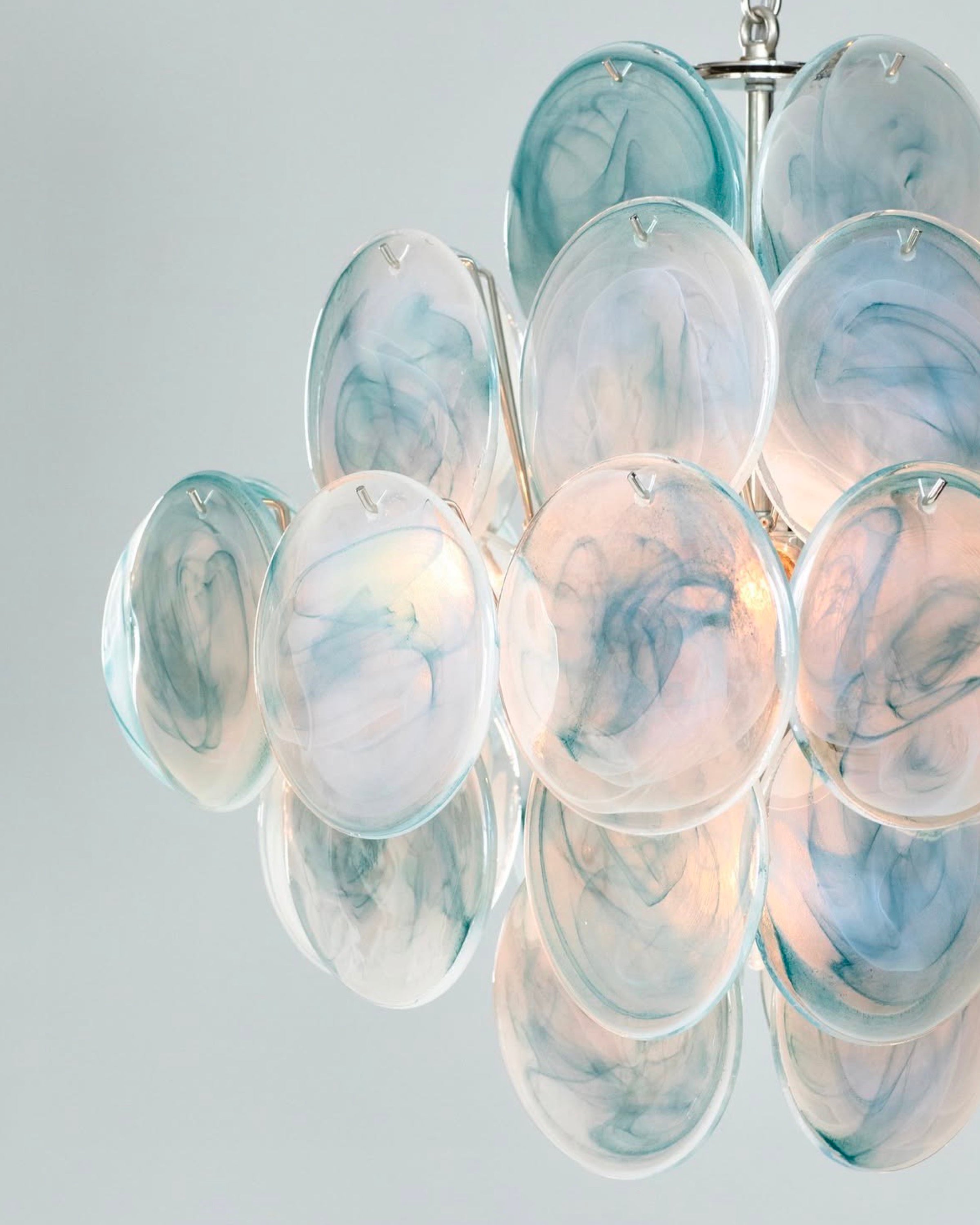 Murano Lysekrone Diskglass 36 Murano Studio