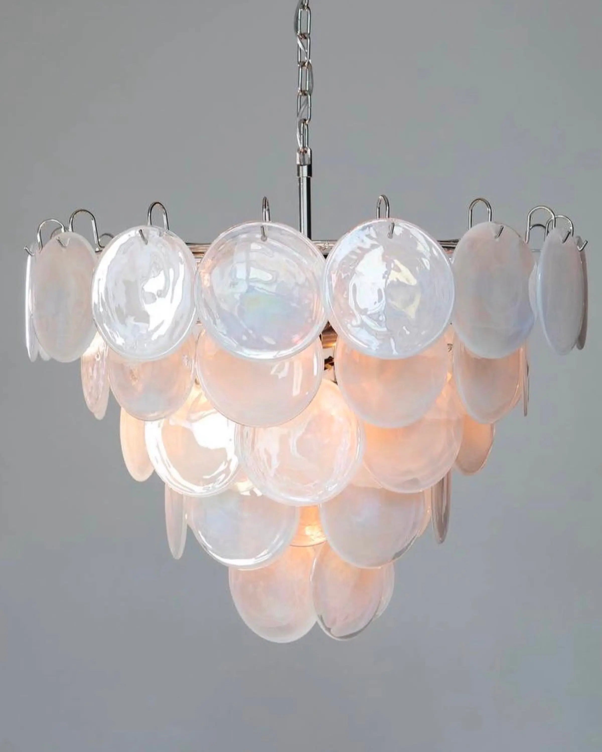 Murano Lysekrone Diskglass 57 Murano Studio
