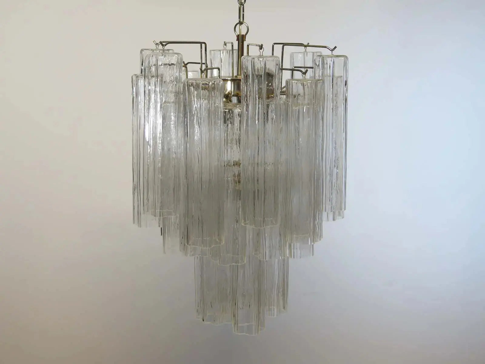 Murano Lysekrone 30 Glassrør Murano Studio