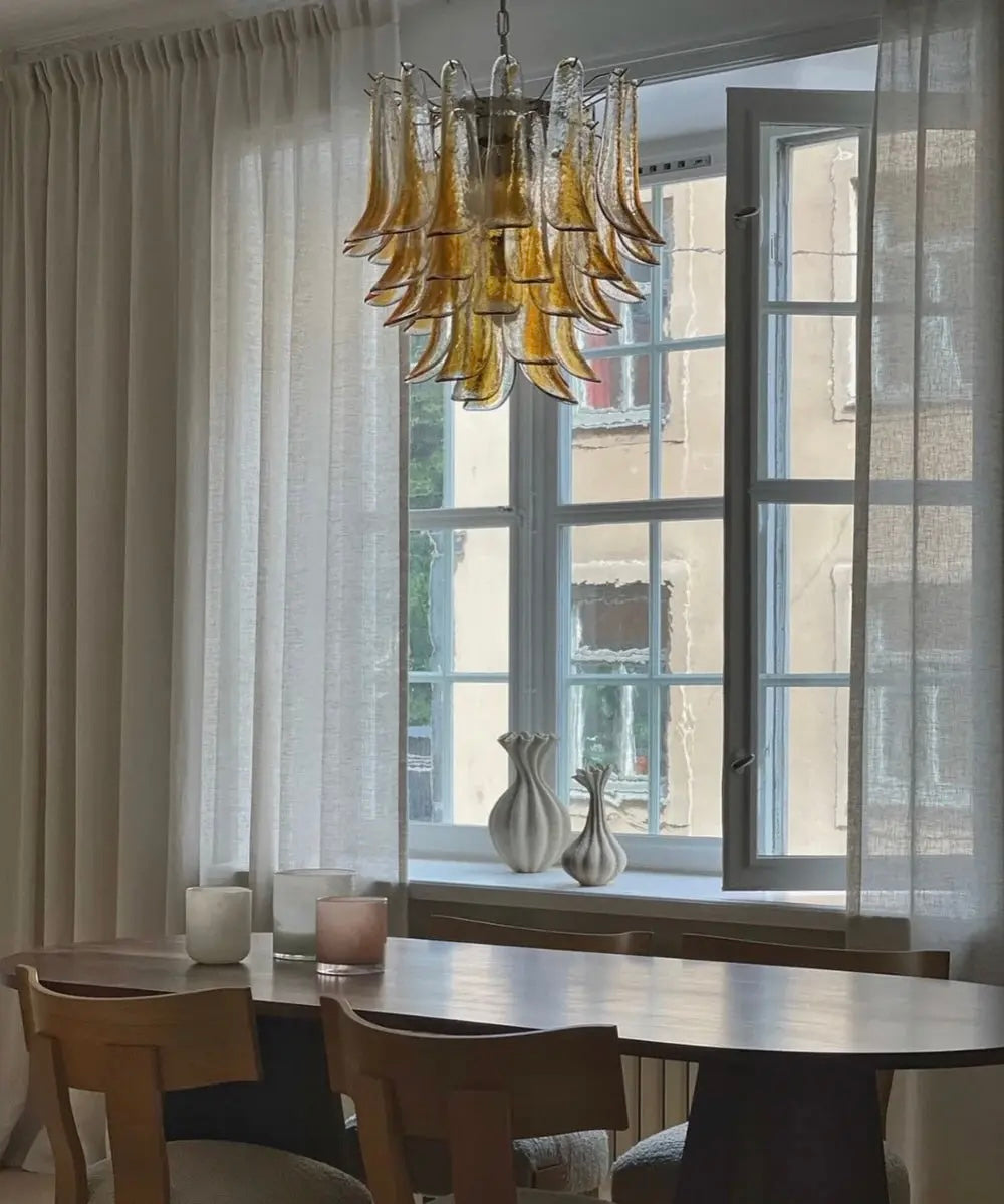 Murano Lysekrone Mazzega 53 Glass