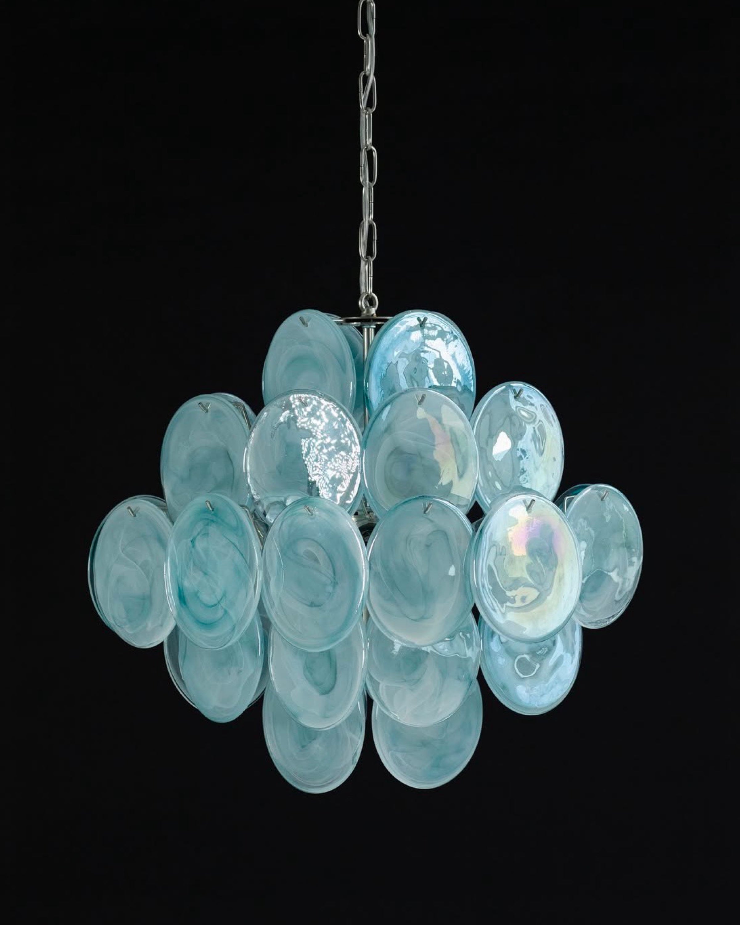 Murano Lysekrone Diskglass 36 Murano Studio