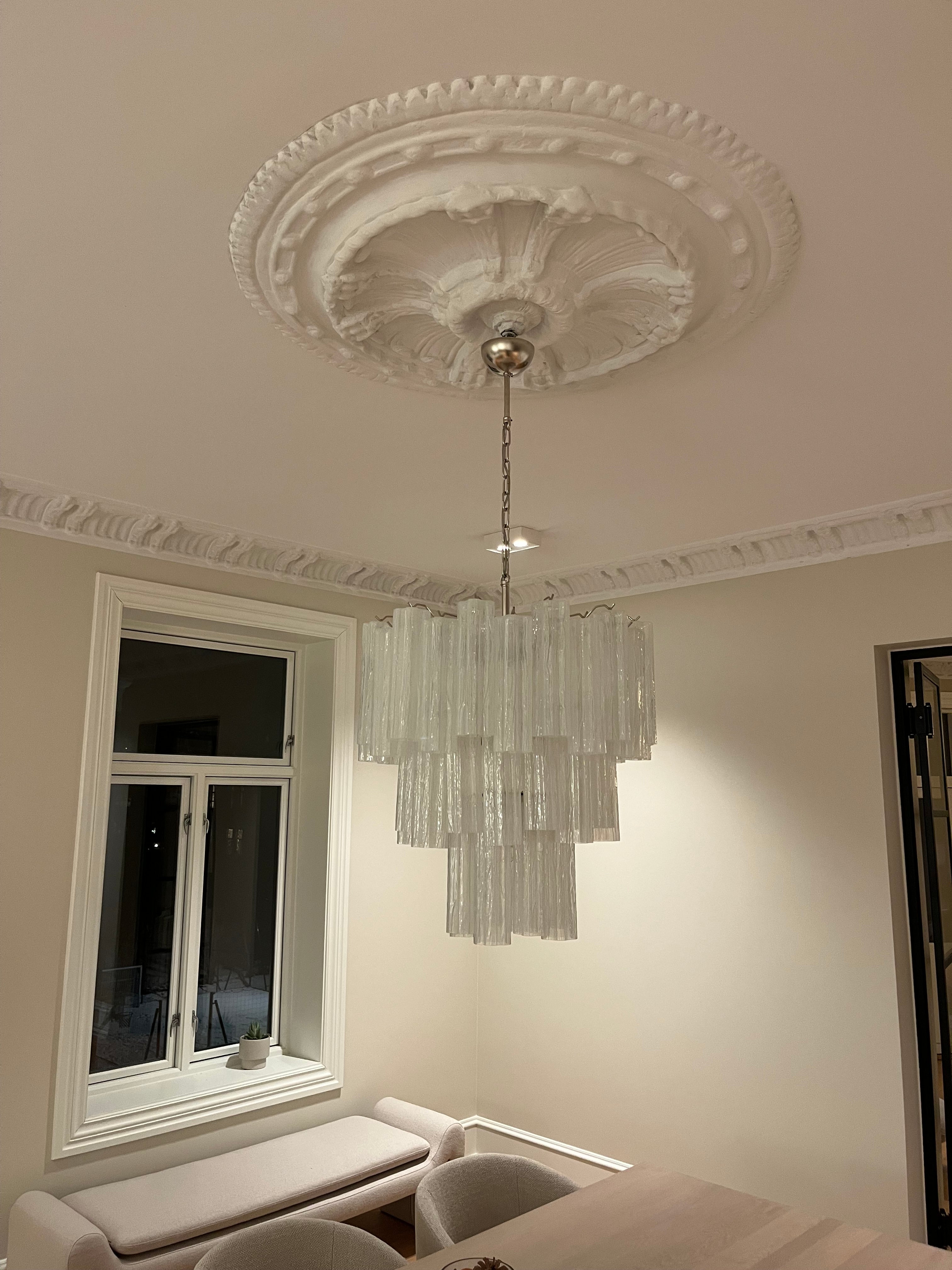 Murano Lysekrone 48 Glassrør
