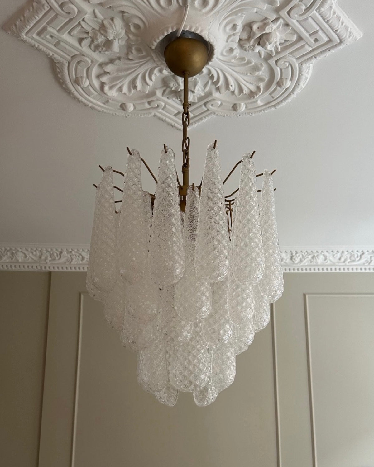 Murano Lysekrone Dråpe 41 Glass