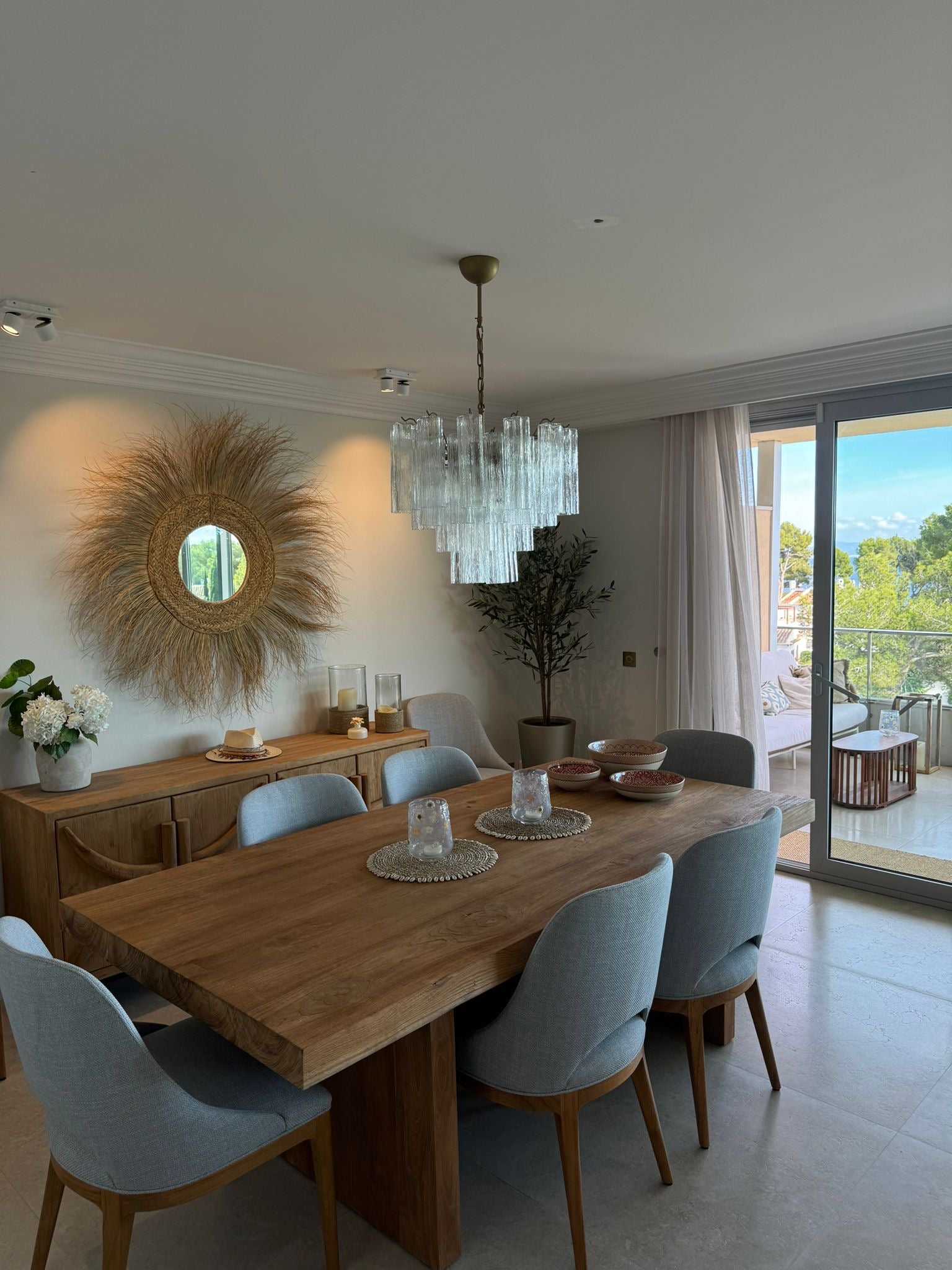 Murano Lysekrone 36 Glassrør