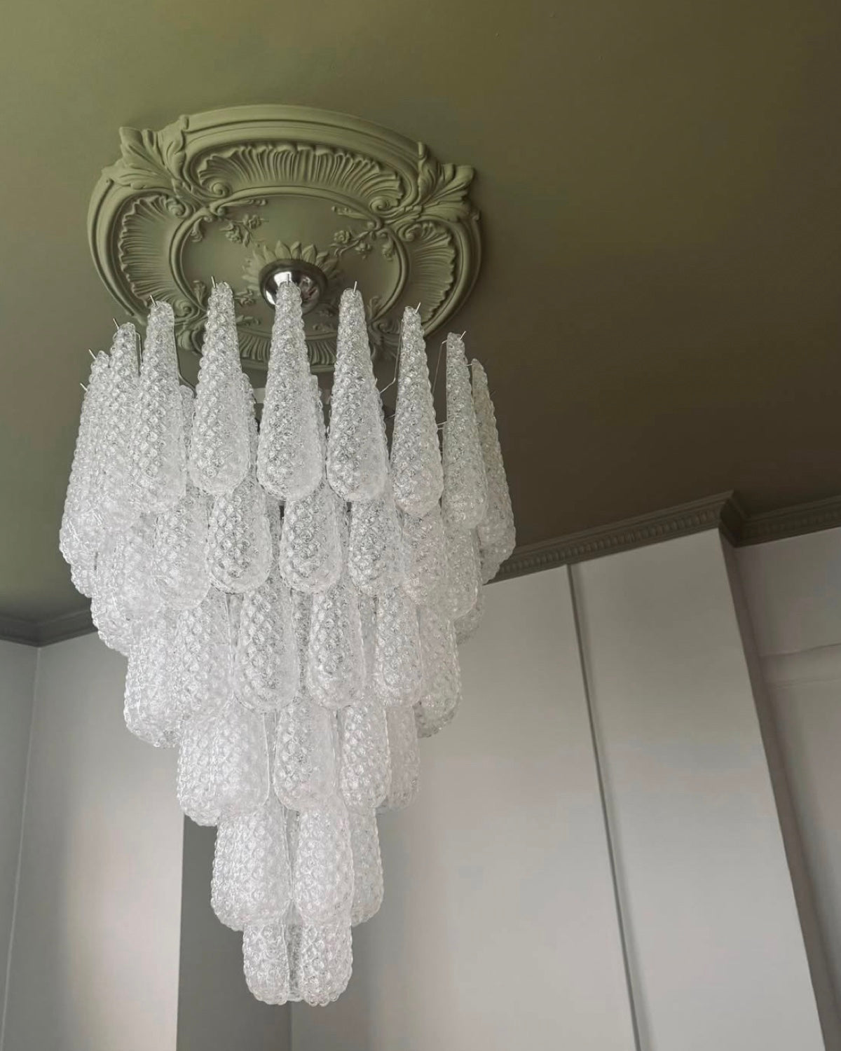 Murano Lysekrone Dråpe 75 Glass