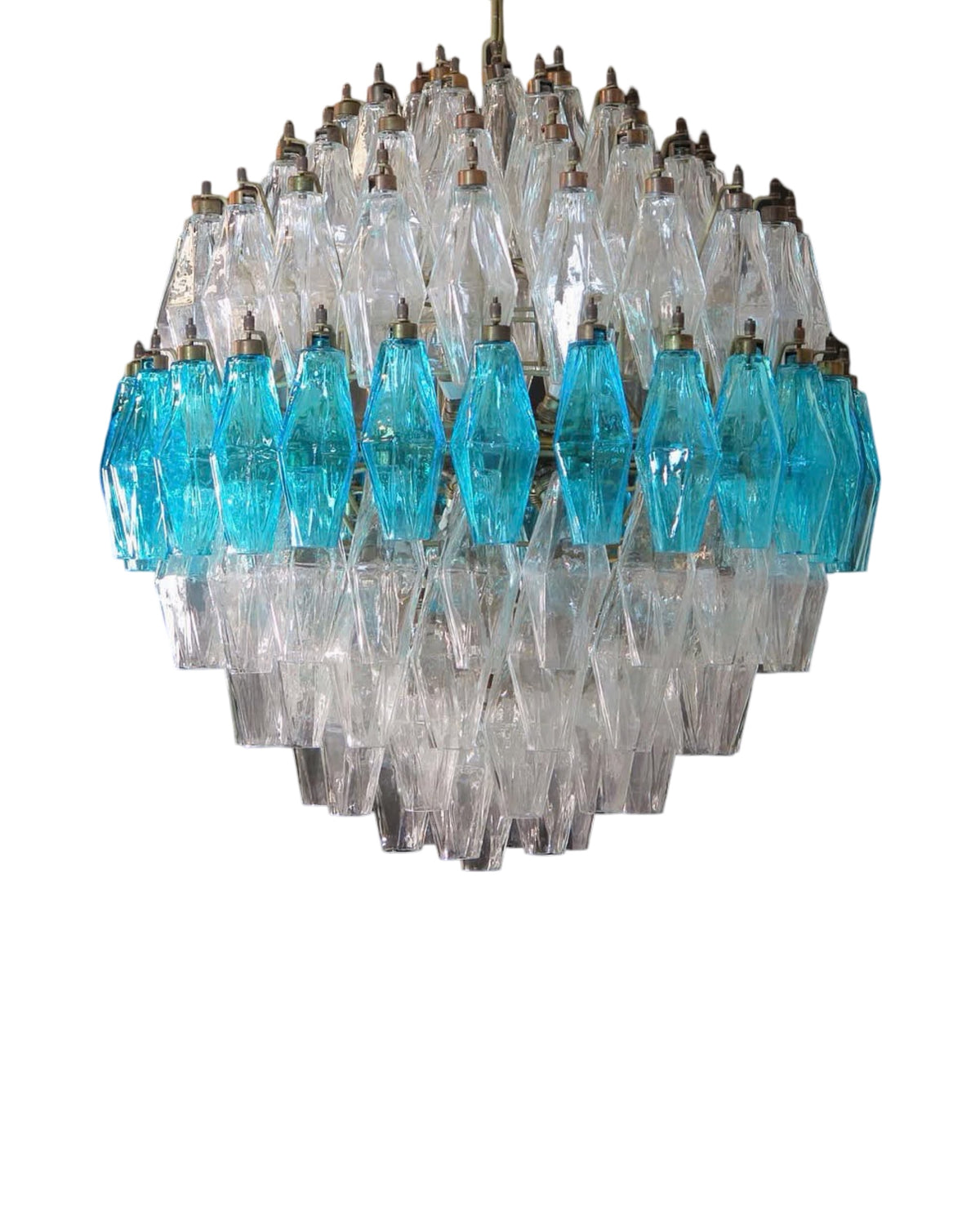 Murano Poliedri Lysekrone 140 glass