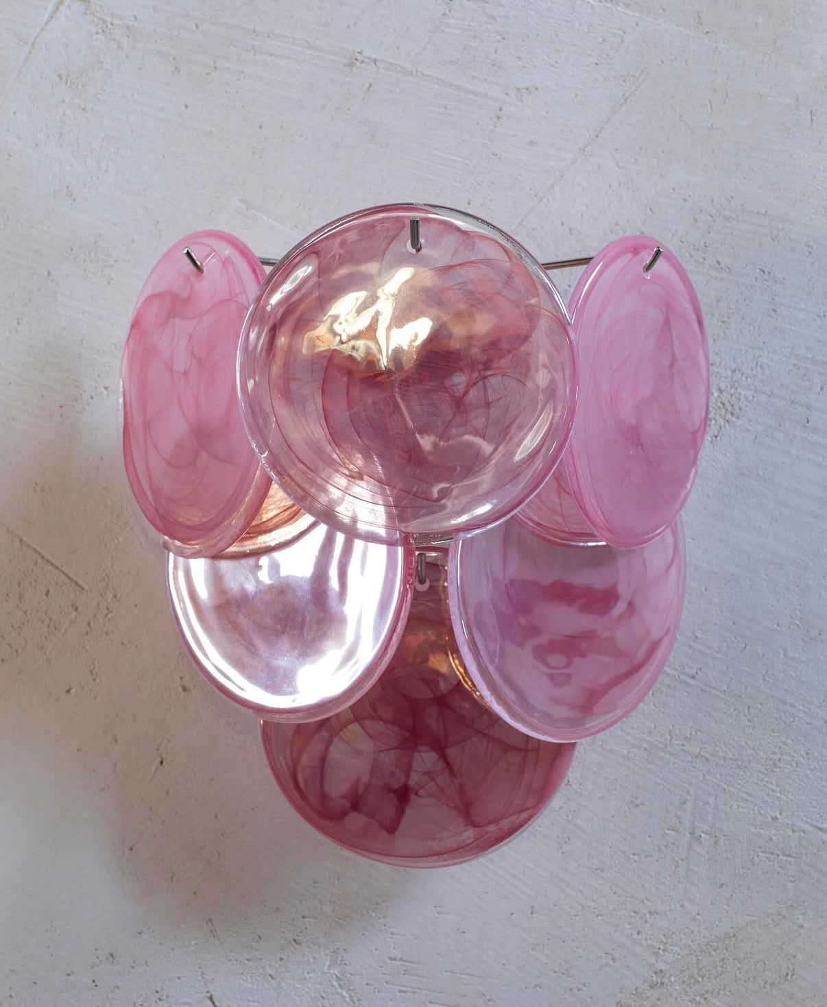 Murano vegglampe Disk 6 glass (2 stk) Murano Studio