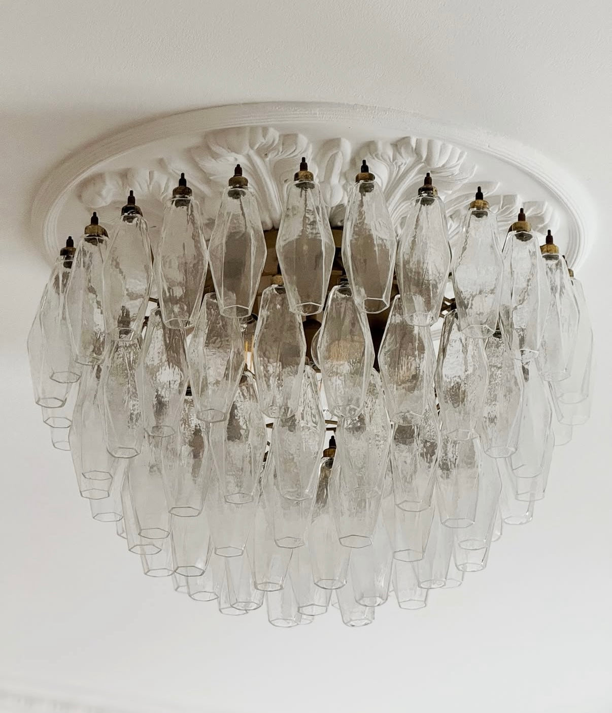 Murano Poliedri Lysekrone - 84 glass