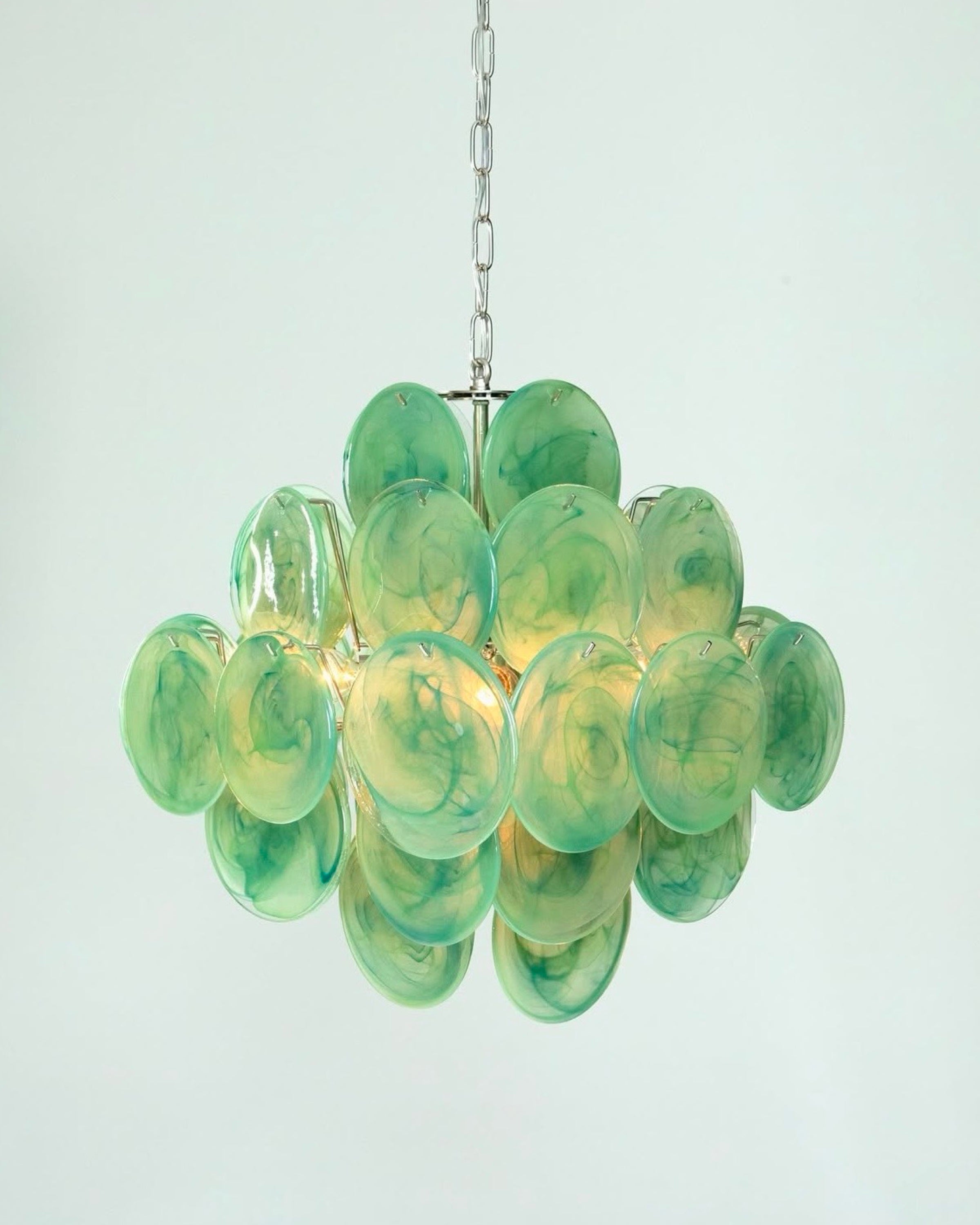 Murano Lysekrone Diskglass 36 Murano Studio