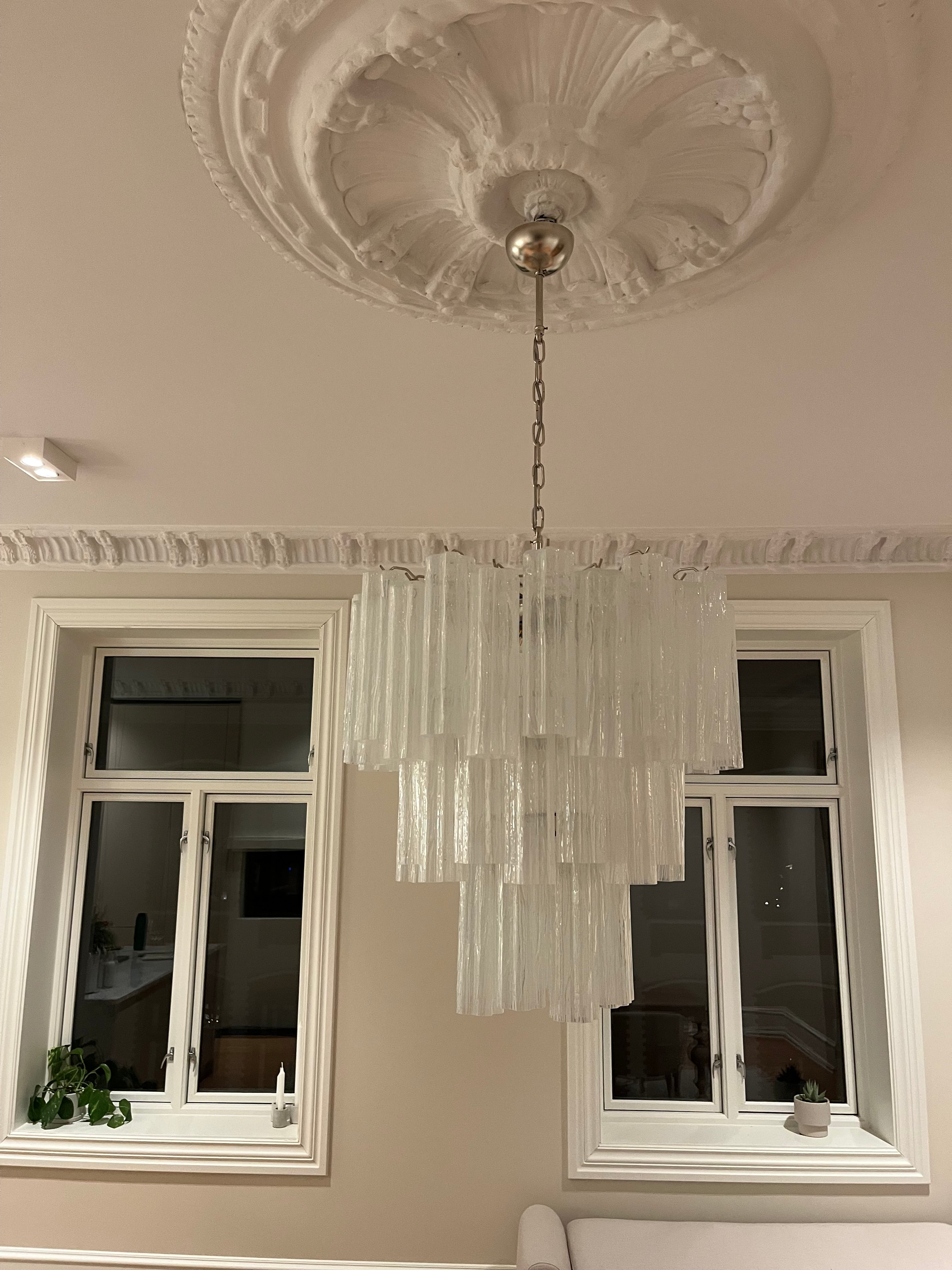 Murano Lysekrone 48 Glassrør