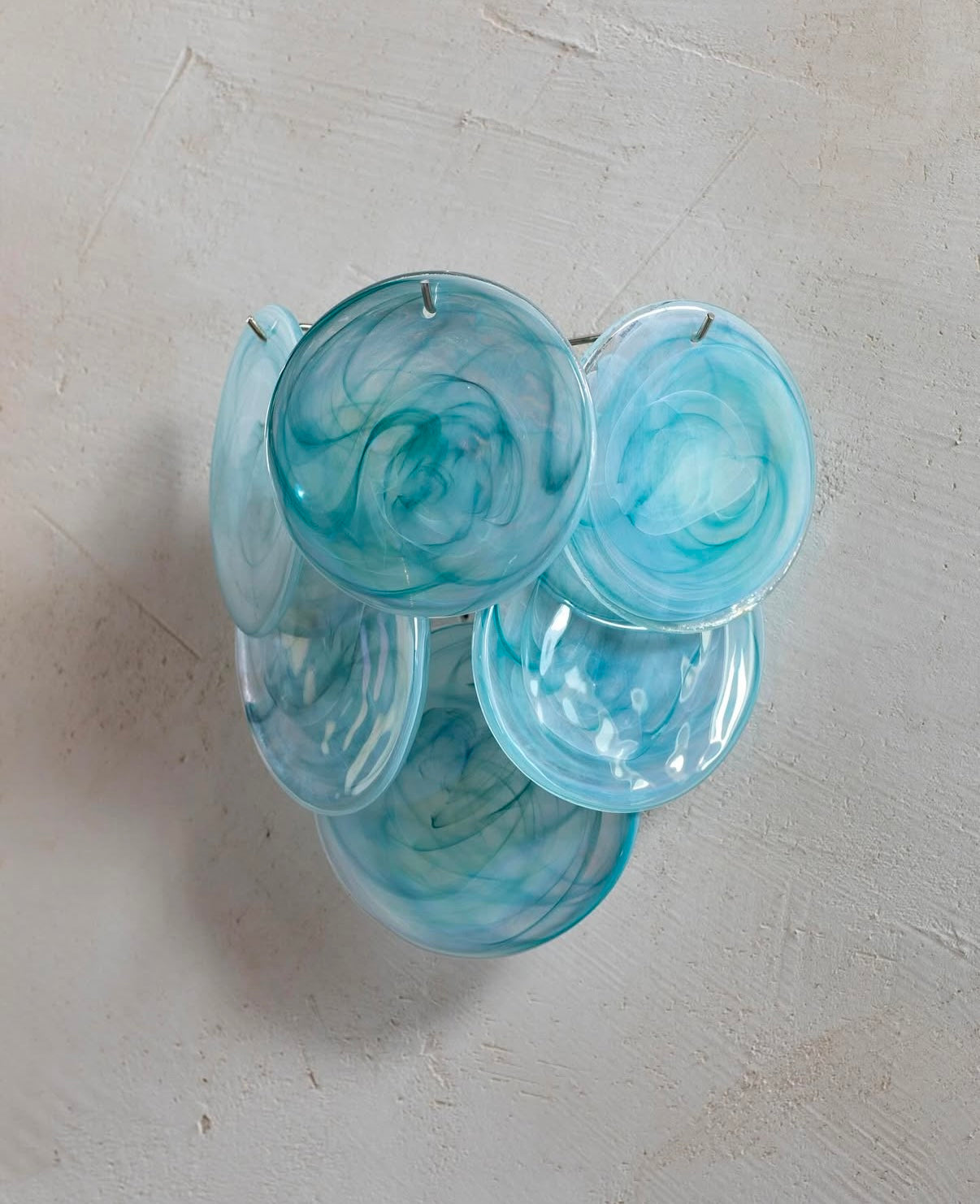 Murano vegglampe Disk 6 glass (2 stk) Murano Studio