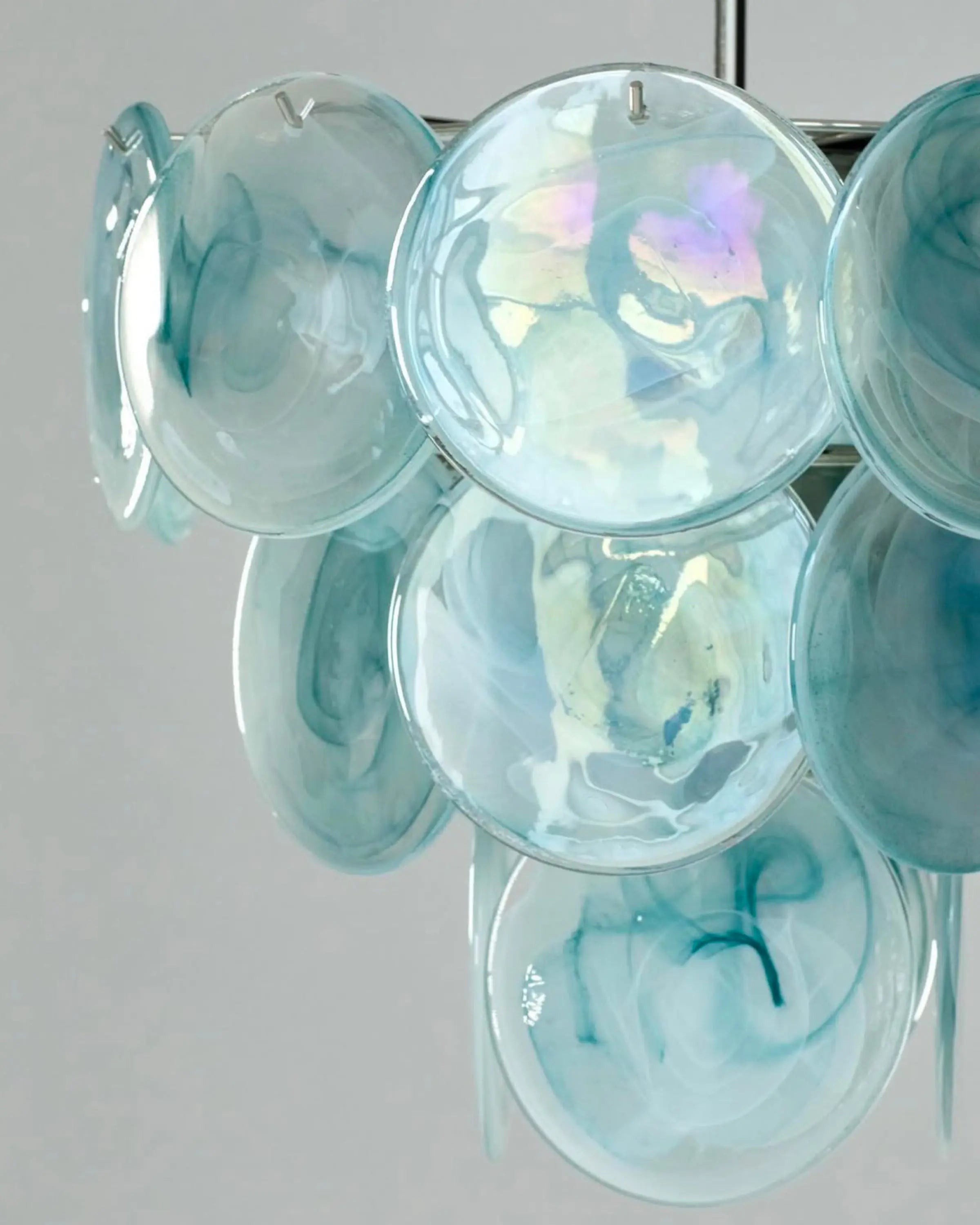 Murano Lysekrone Diskglass 23 Murano Studio