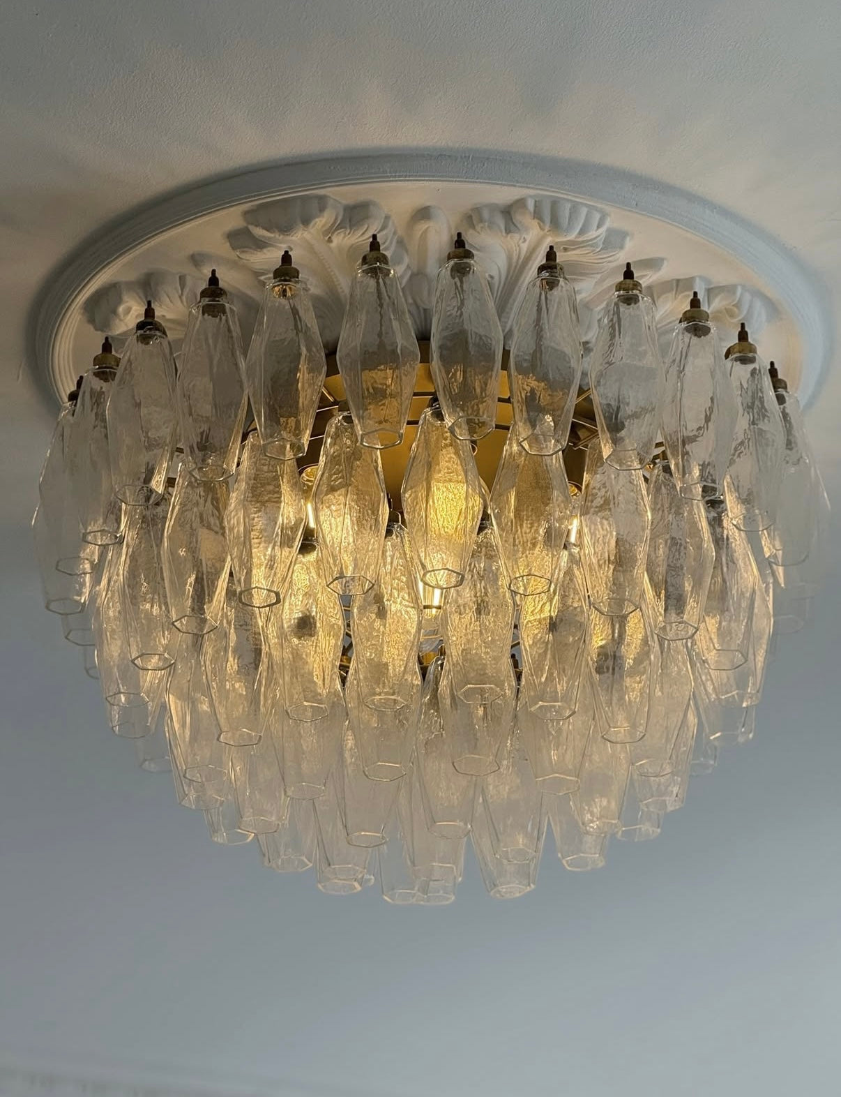 Murano Poliedri Lysekrone - 84 glass
