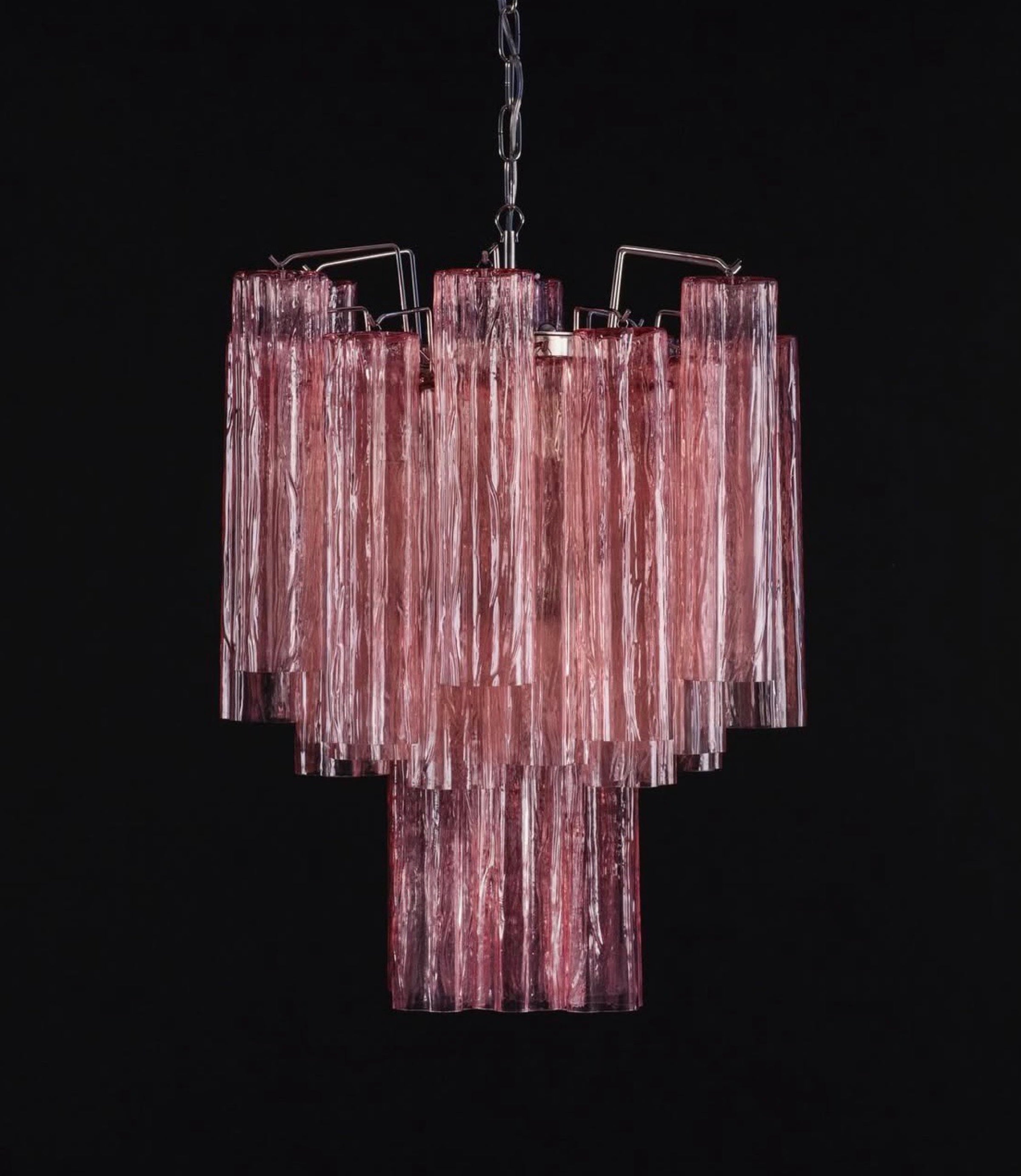 Murano Lysekrone 30 Glassrør
