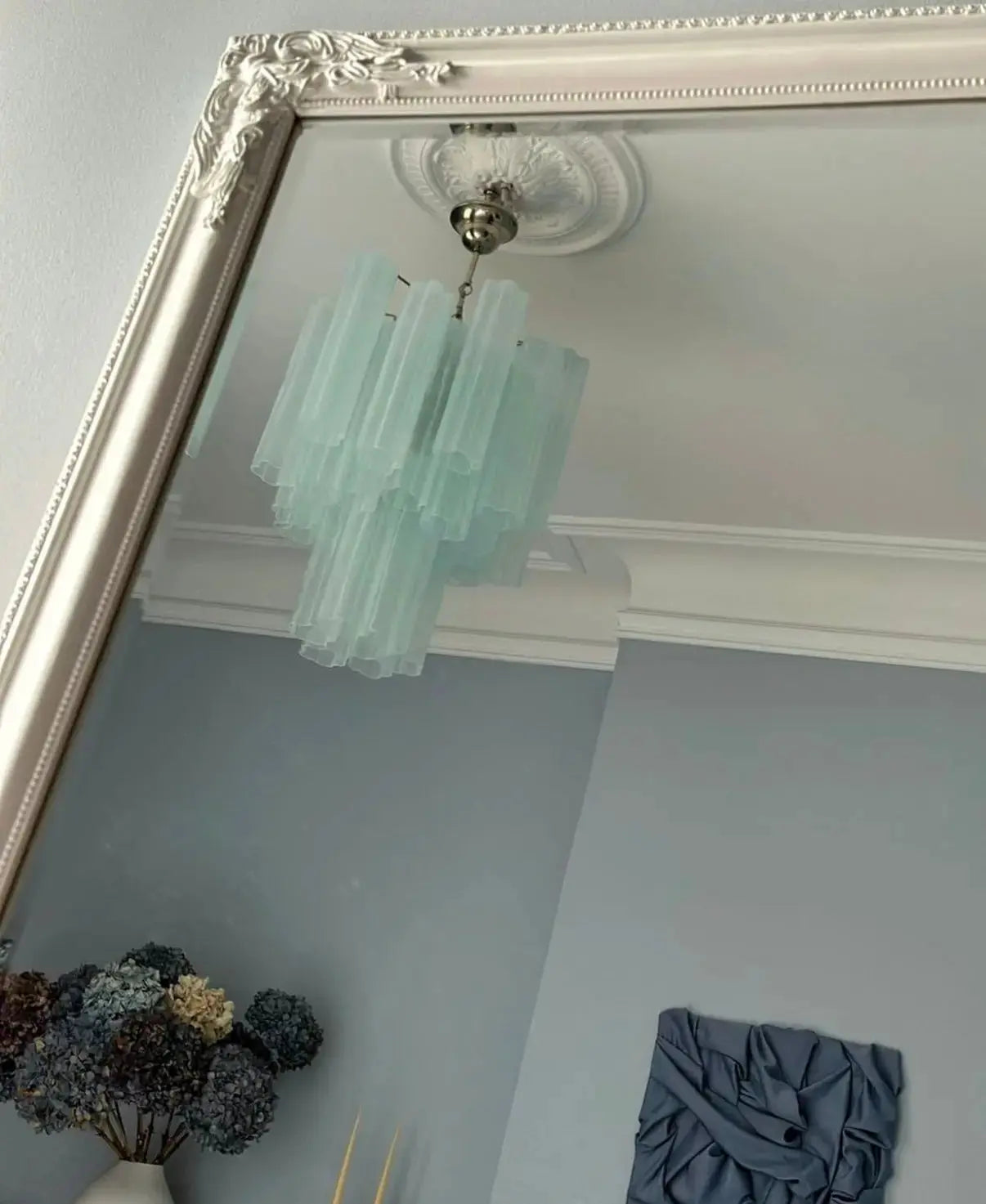 Murano Lysekrone 30 Glassrør Murano Studio