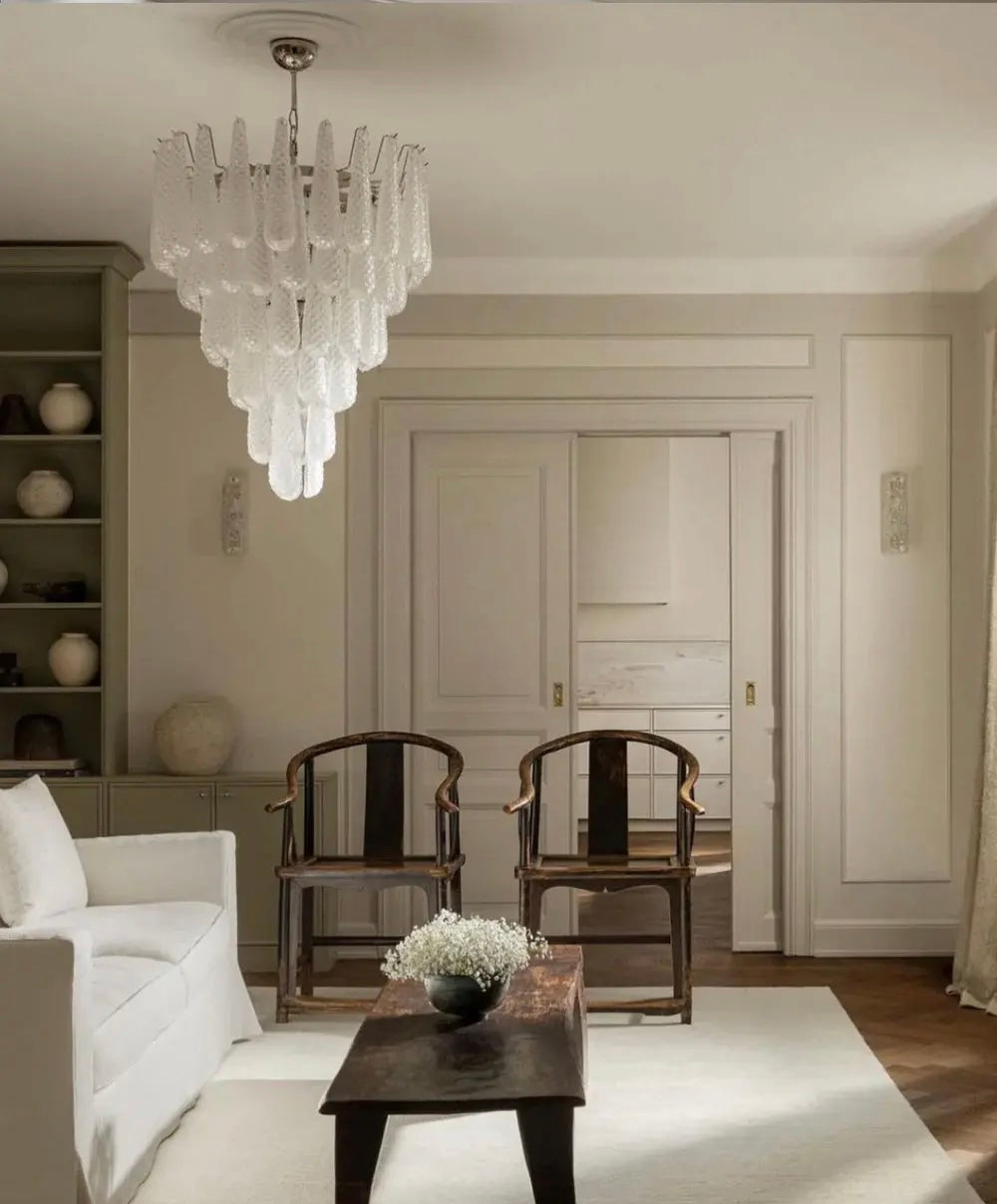 Murano Lysekrone Dråpe 75 Glass