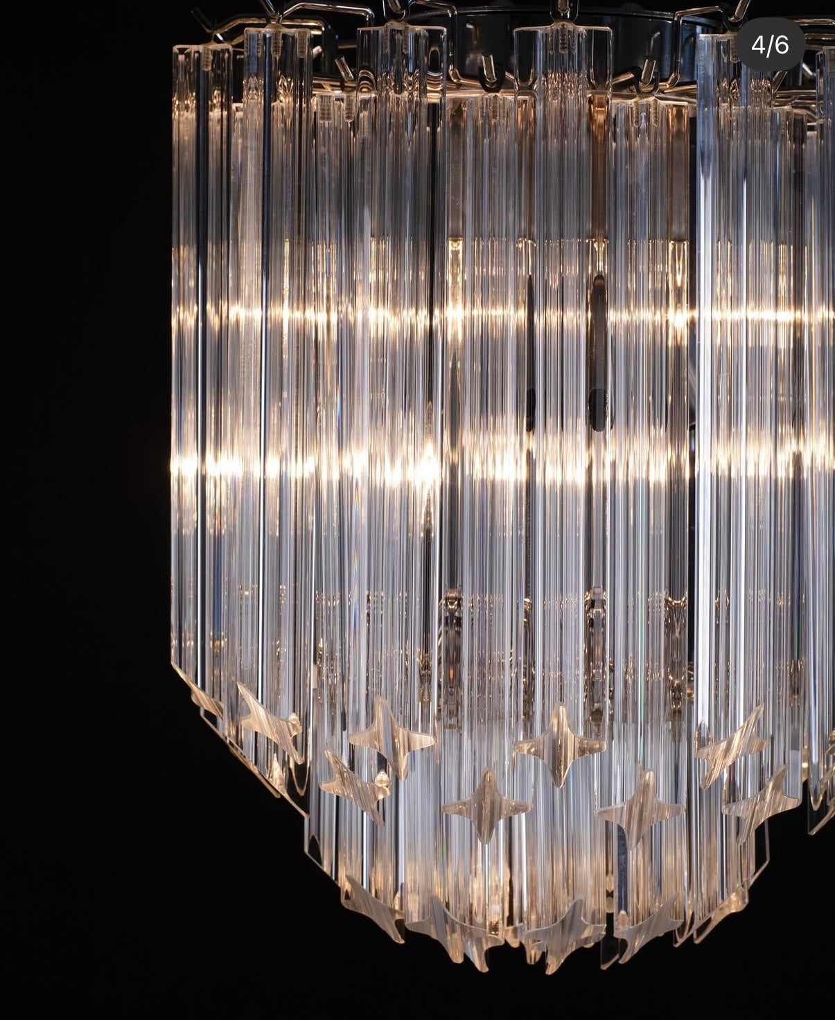 Murano Lysekrone Prisme 47