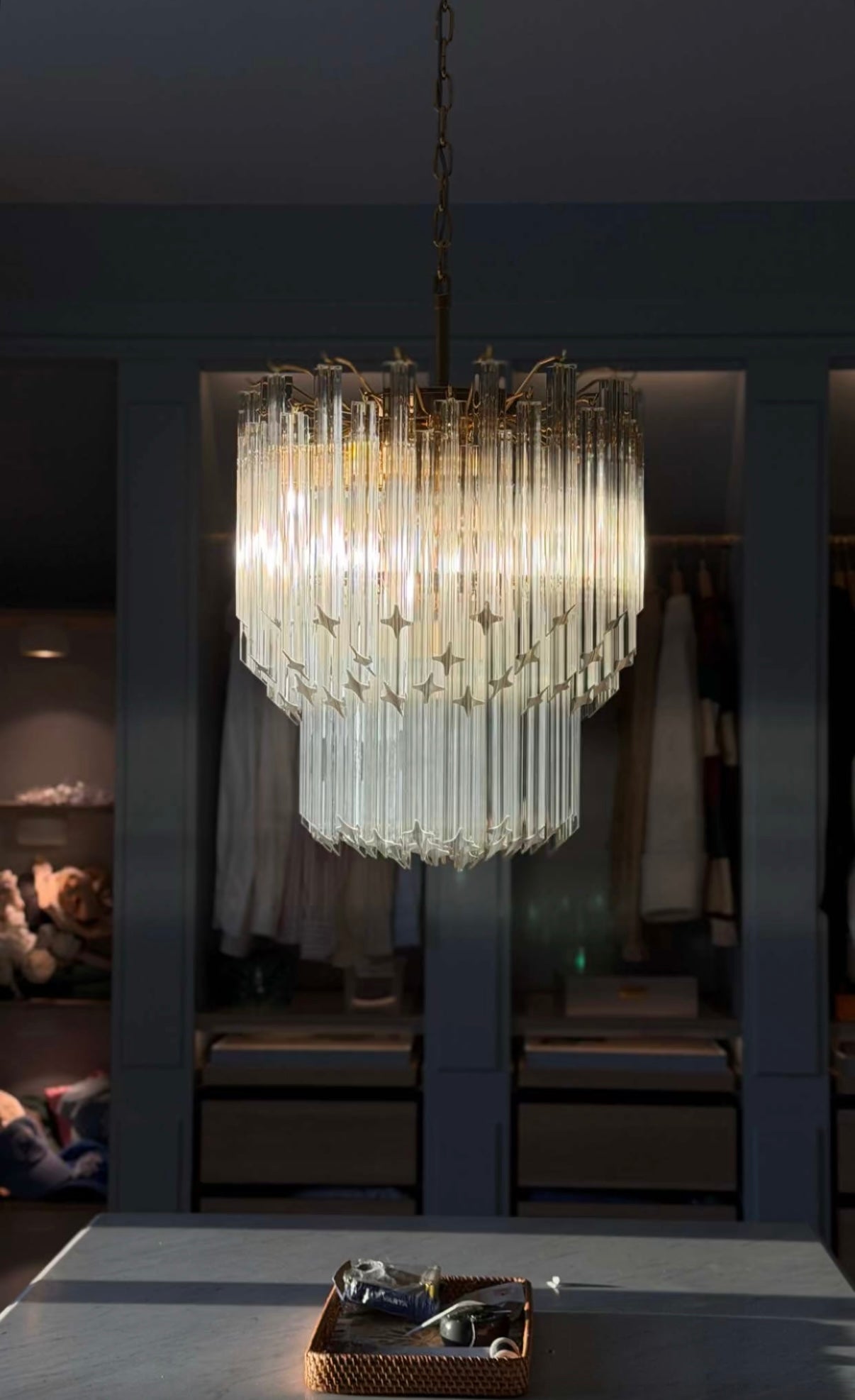 Murano Lysekrone Prisme 107