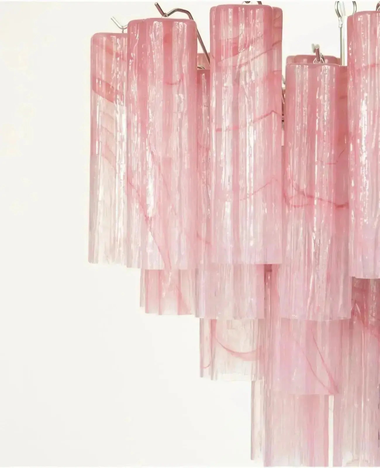 Murano Lysekrone 36 Glassrør Murano Studio