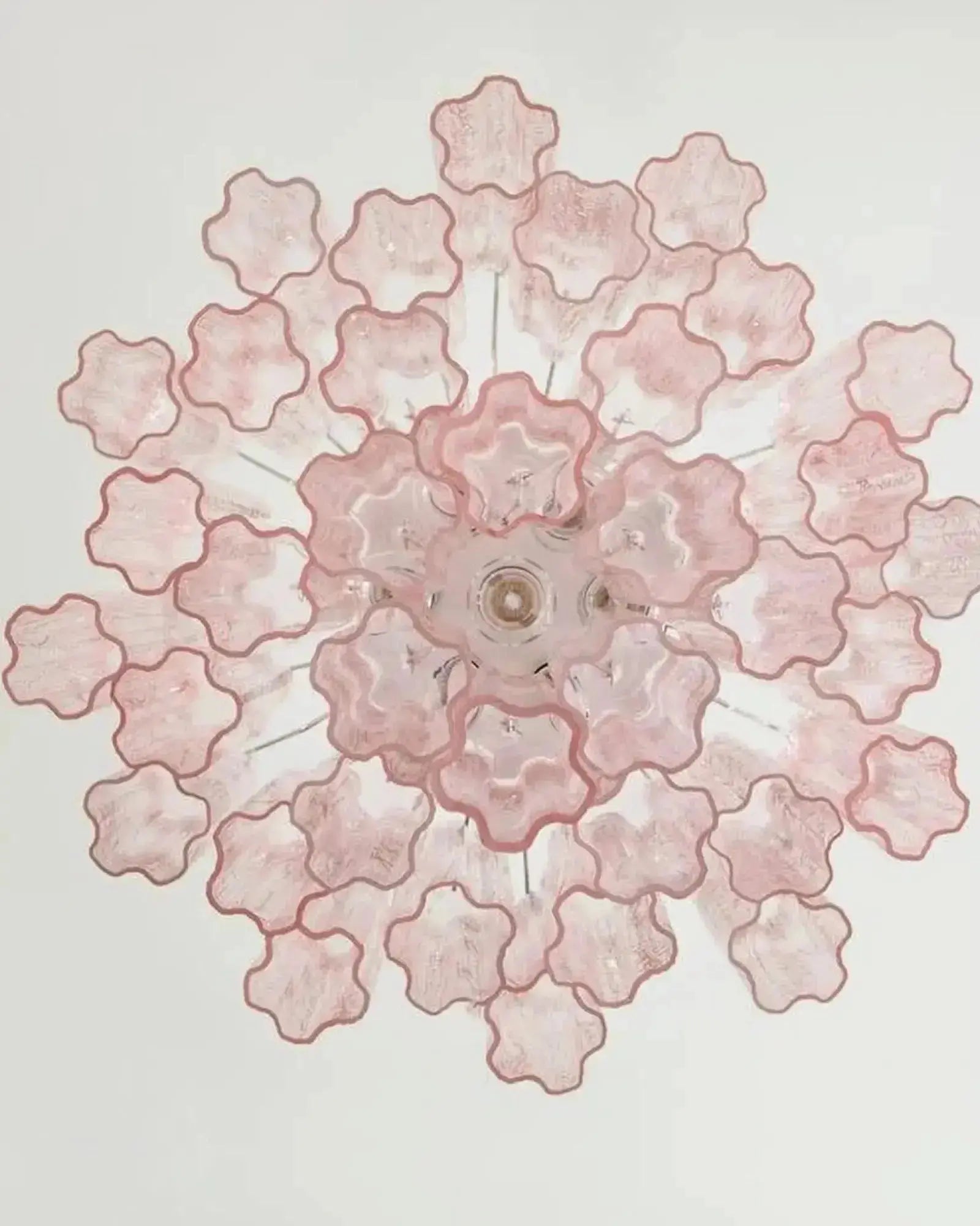 Murano Lysekrone 36 Glassrør Murano Studio