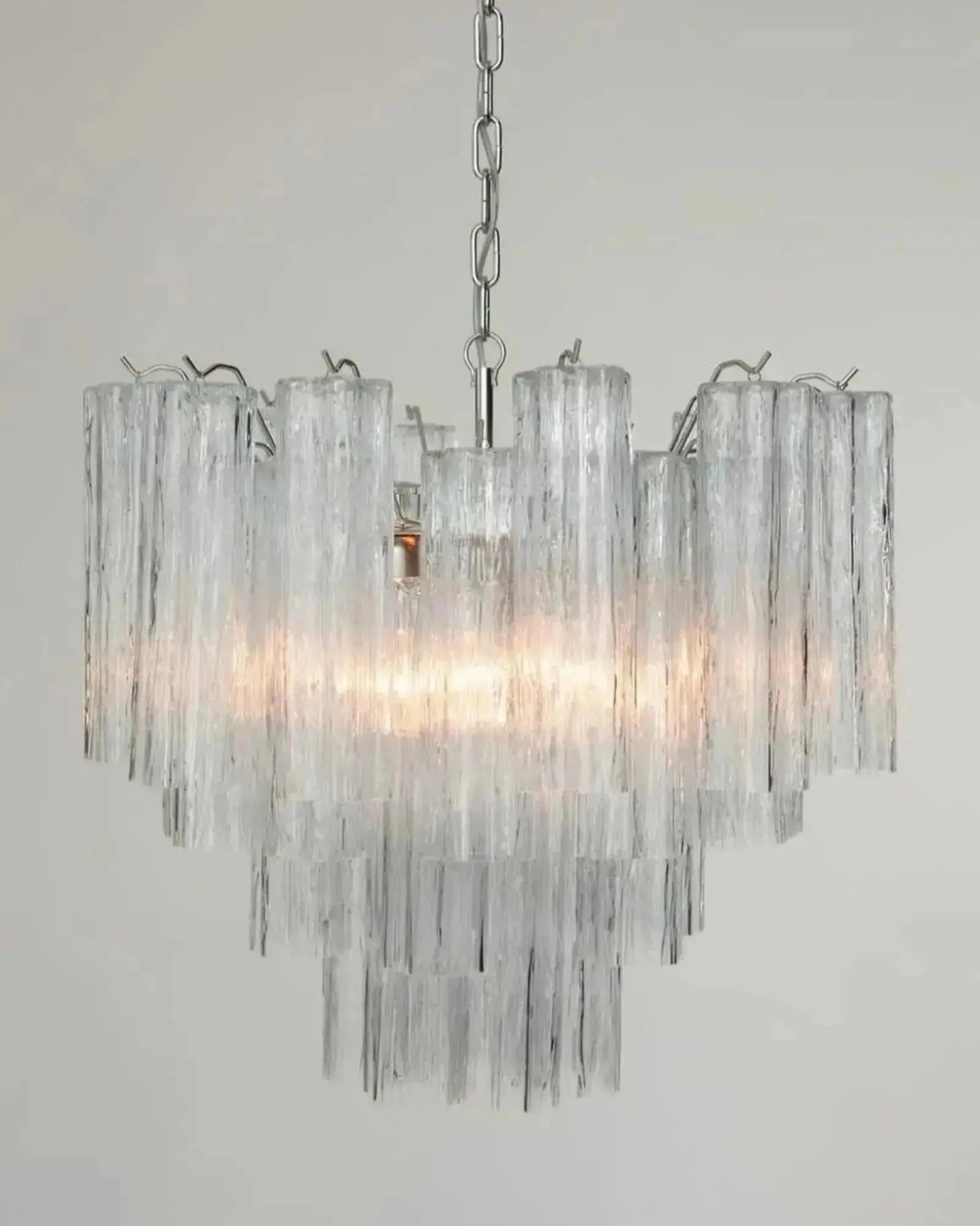Murano Lysekrone 36 Glassrør Murano Studio
