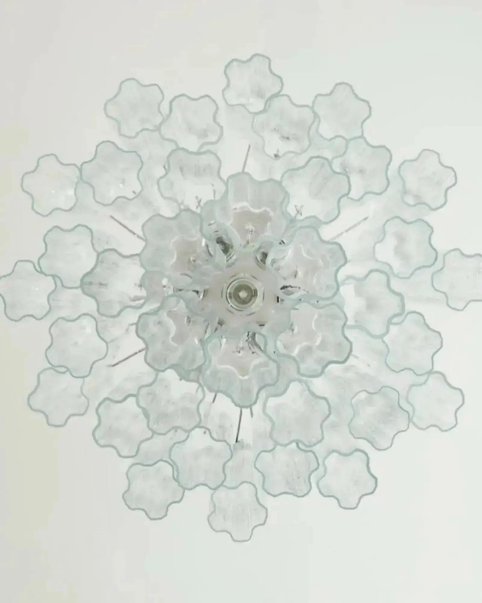 Murano Lysekrone 36 Glassrør Murano Studio