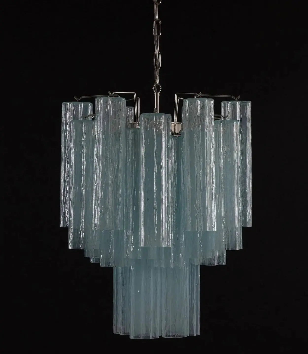 Murano Lysekrone 30 Glassrør Murano Studio