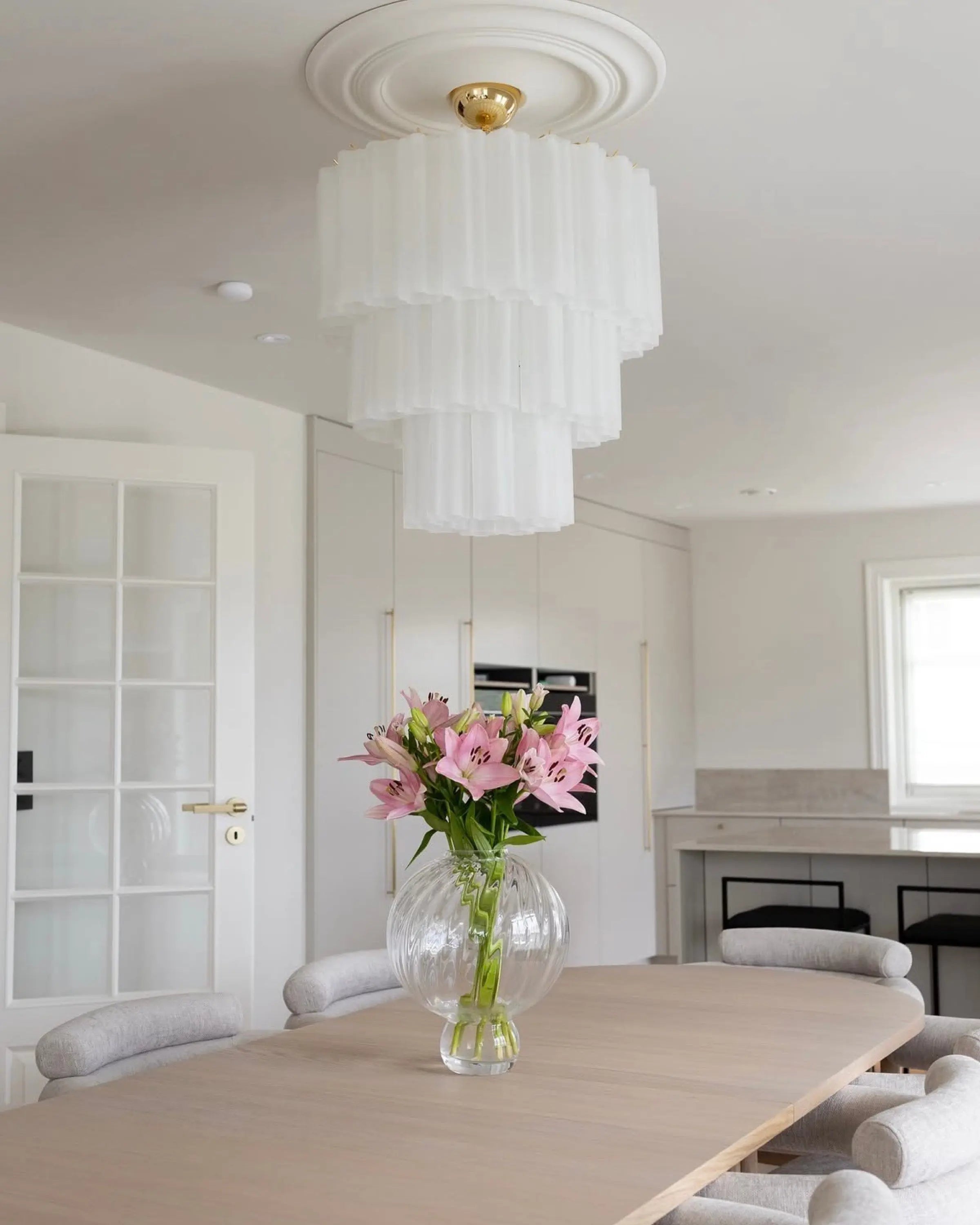 Murano Lysekrone 52 Glassrør Murano Studio