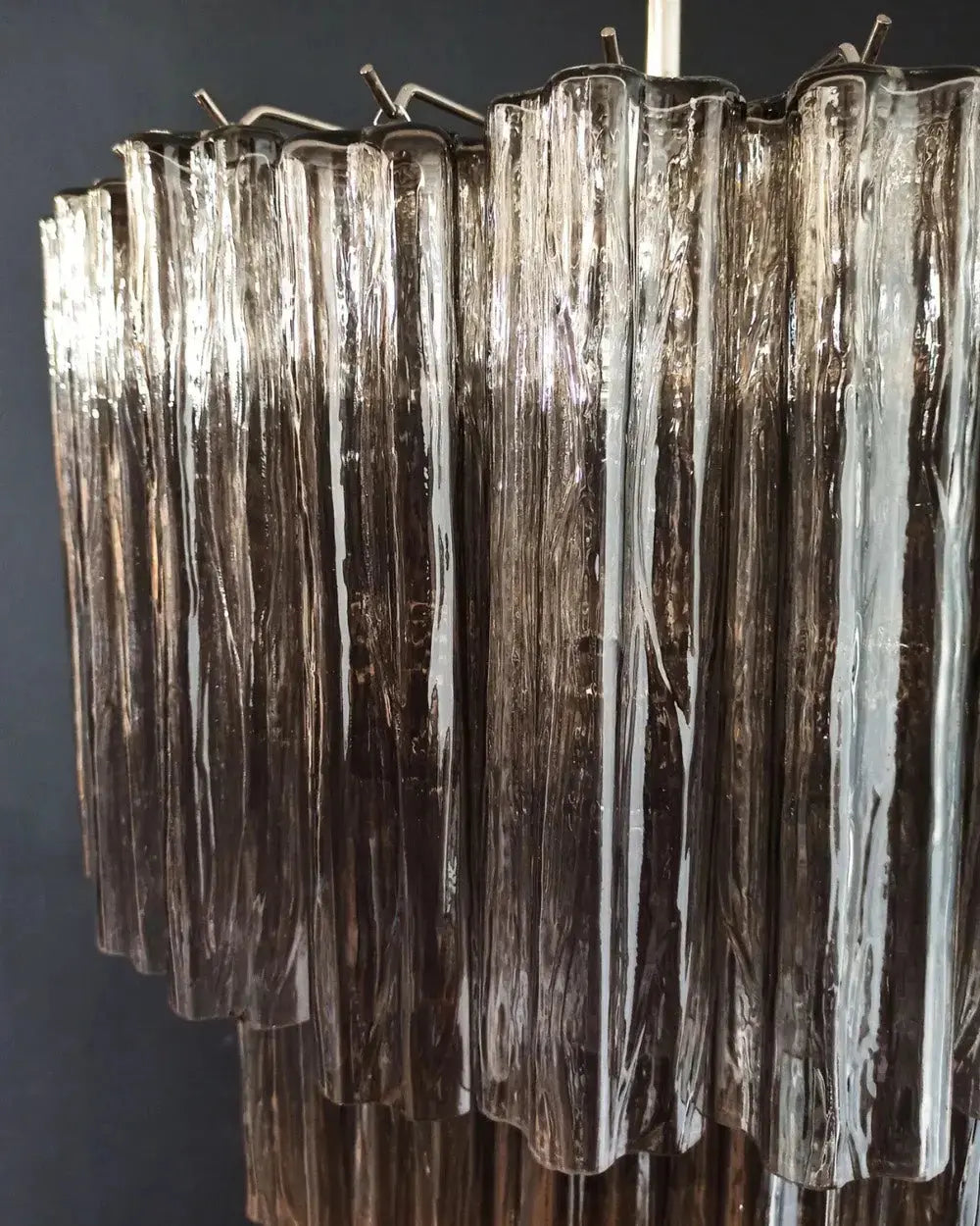 Murano Lysekrone 52 Glassrør Murano Studio