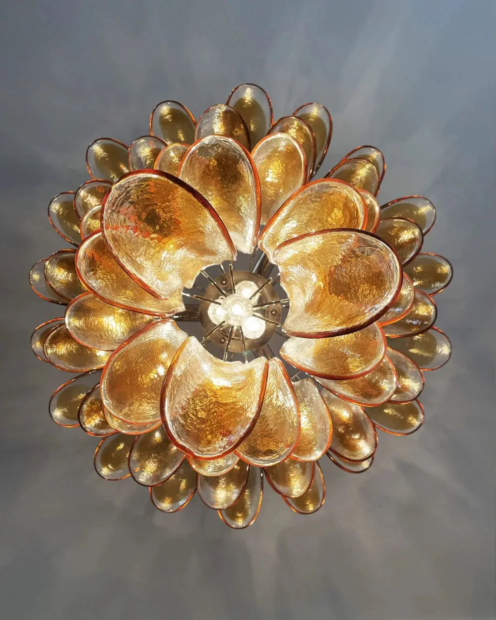 Murano Lysekrone Mazzega 52 Glass Murano Studio