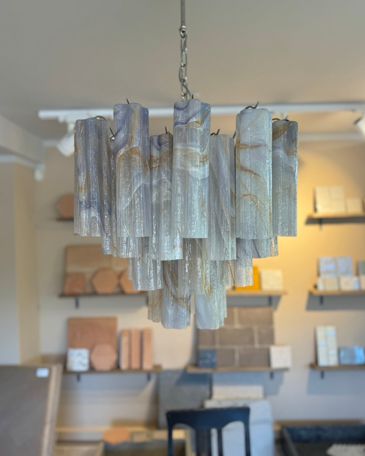 Murano Lysekrone 36 Glassrør