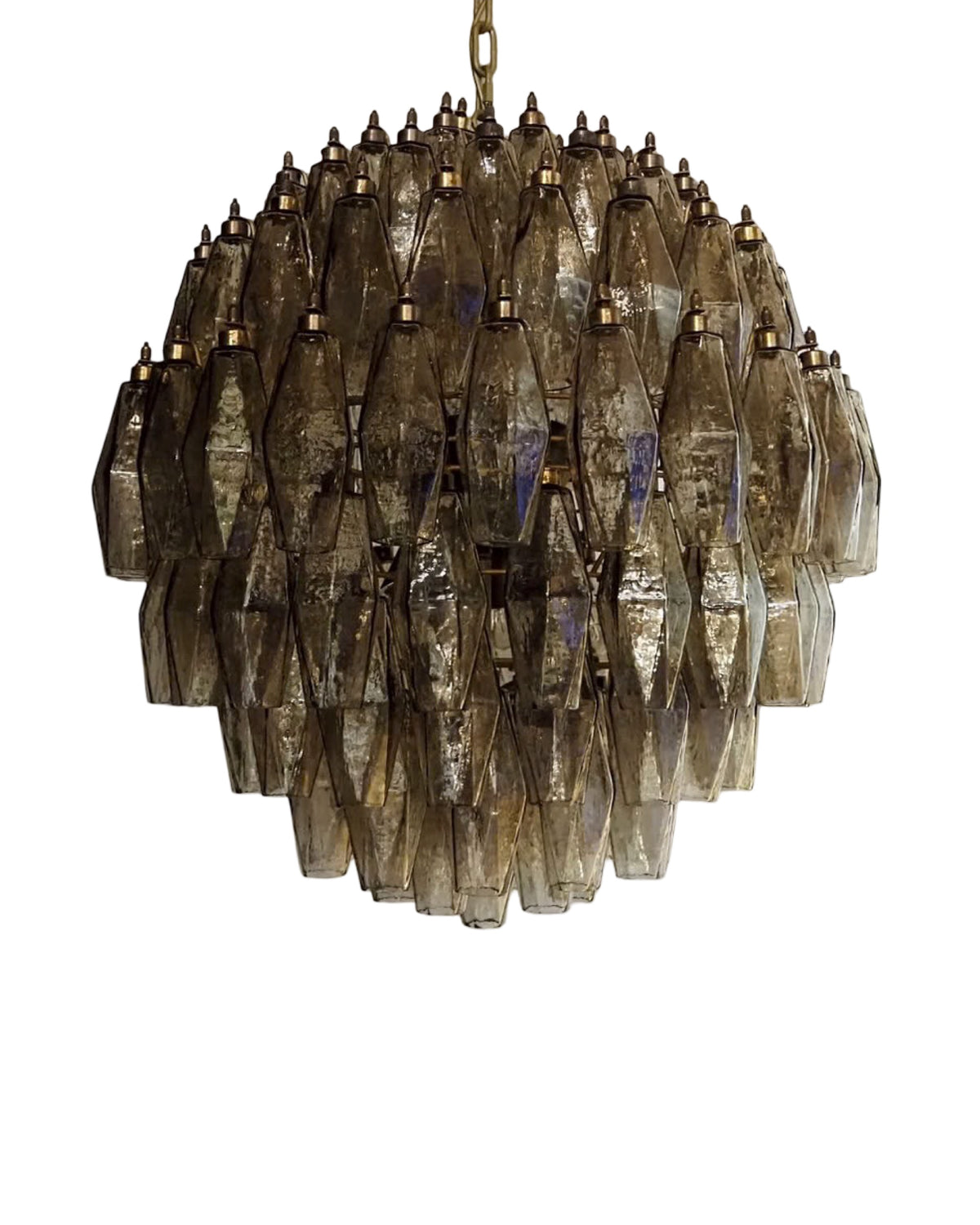 Murano Poliedri Lysekrone 140 glass
