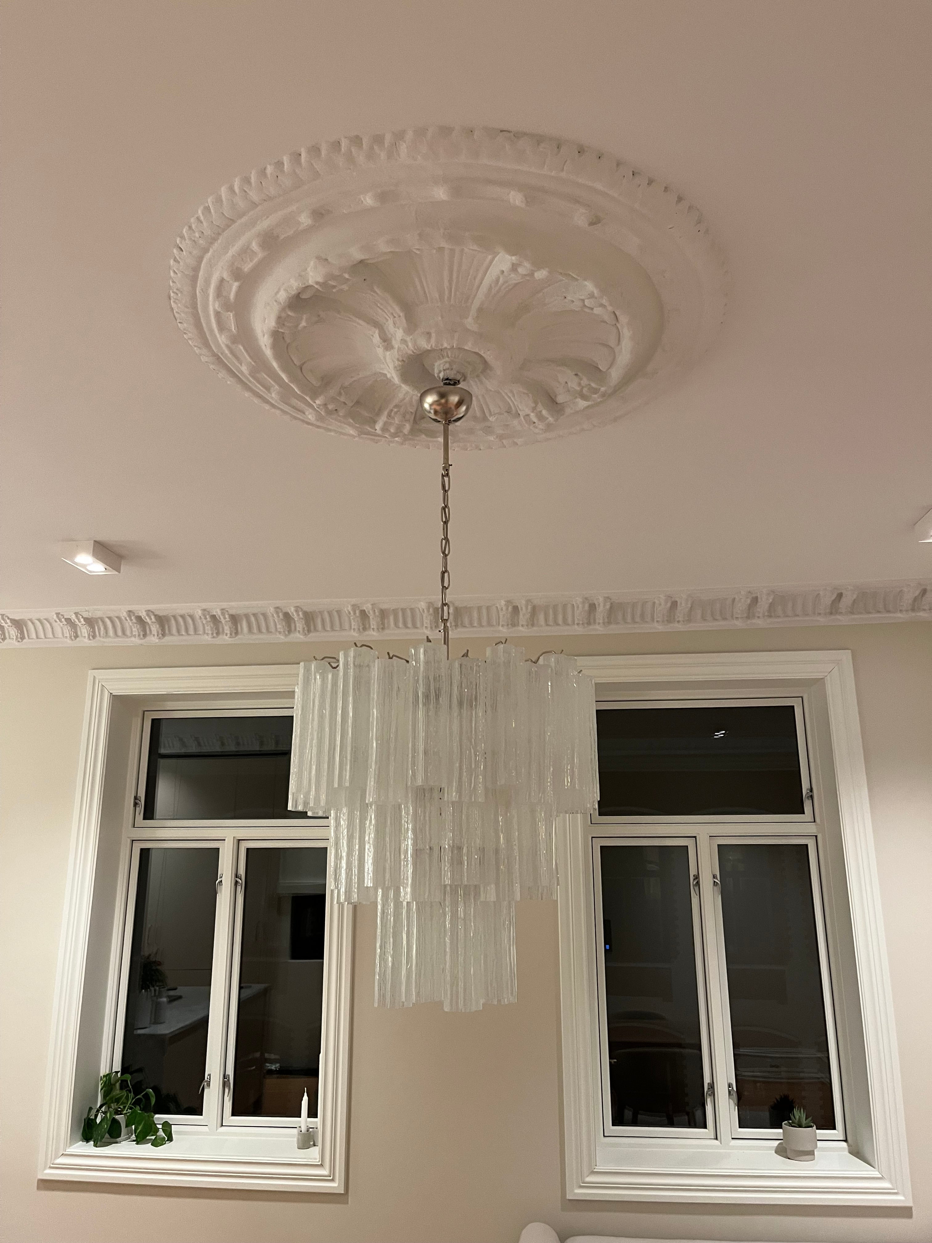 Murano Lysekrone 48 Glassrør