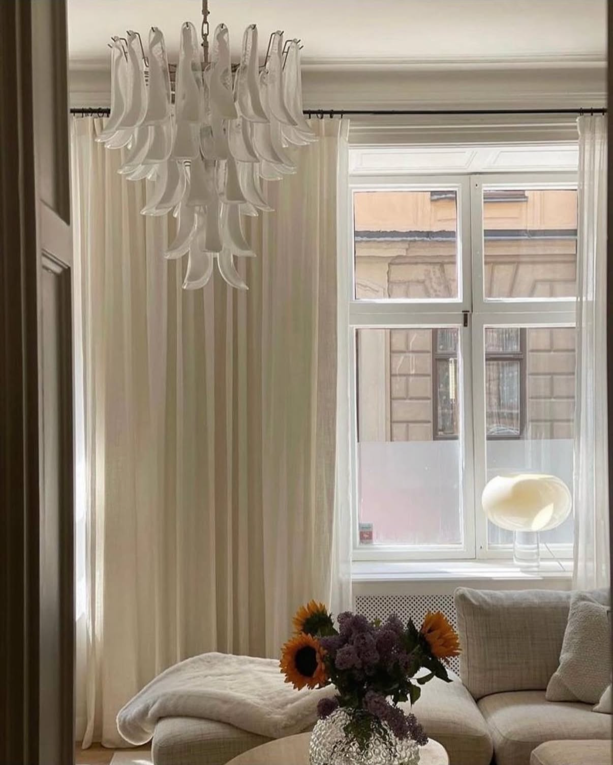 Murano Lysekrone Mazzega 52 Glass