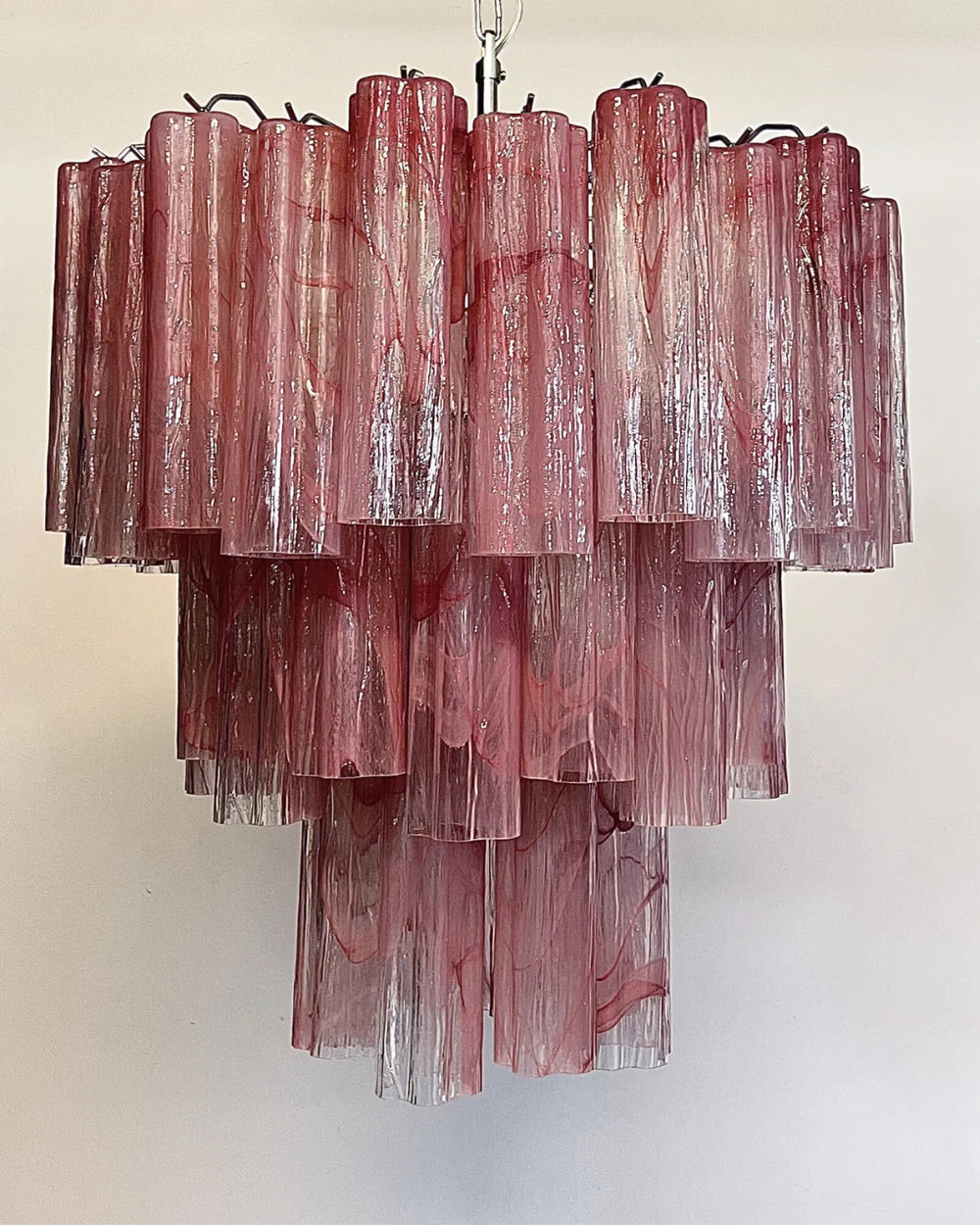 Murano Lysekrone 48 Glassrør