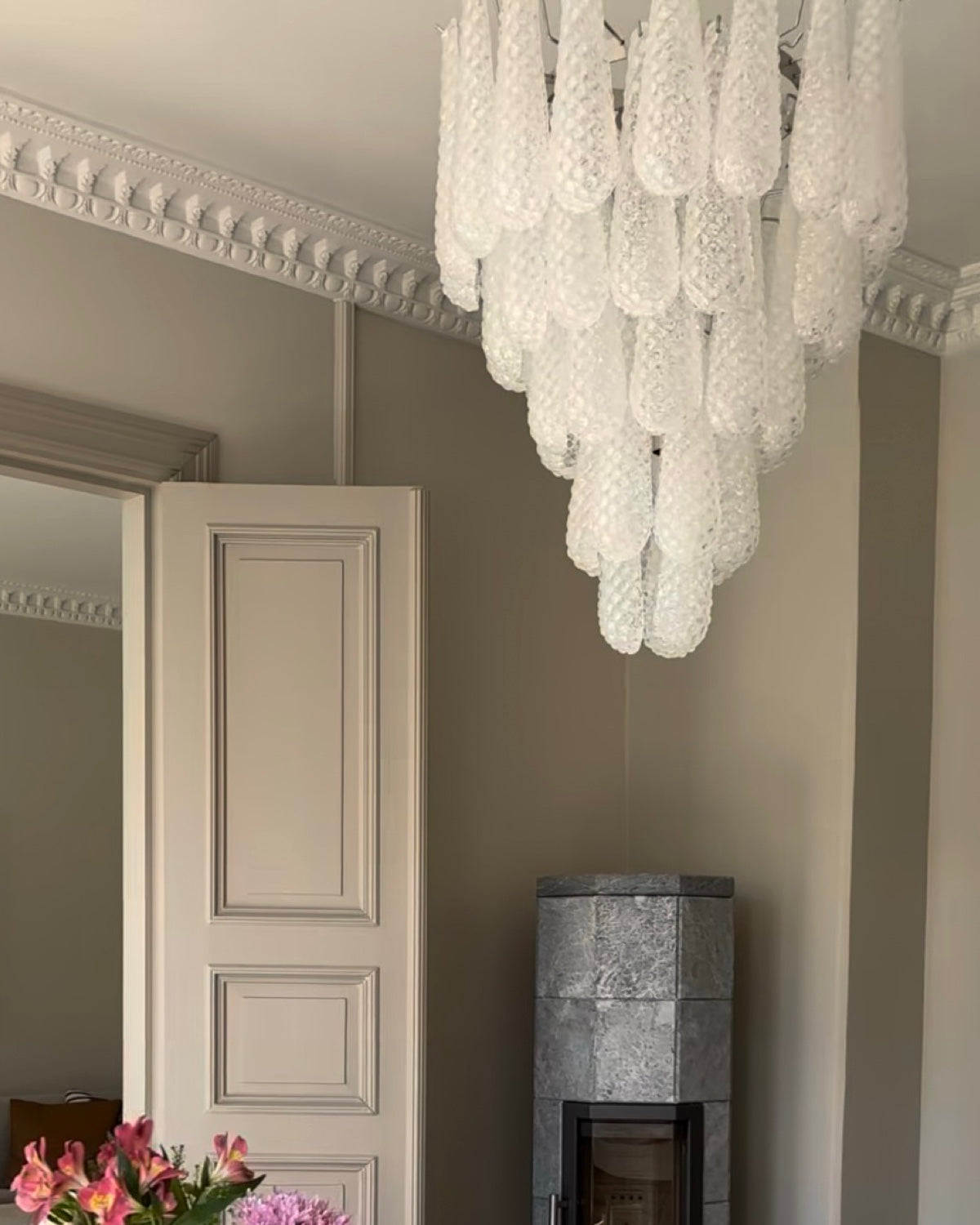 Murano Lysekrone Dråpe 52 Glass
