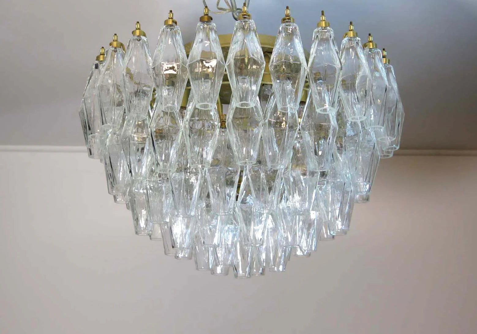 Murano Poliedri Lysekrone - 84 glass