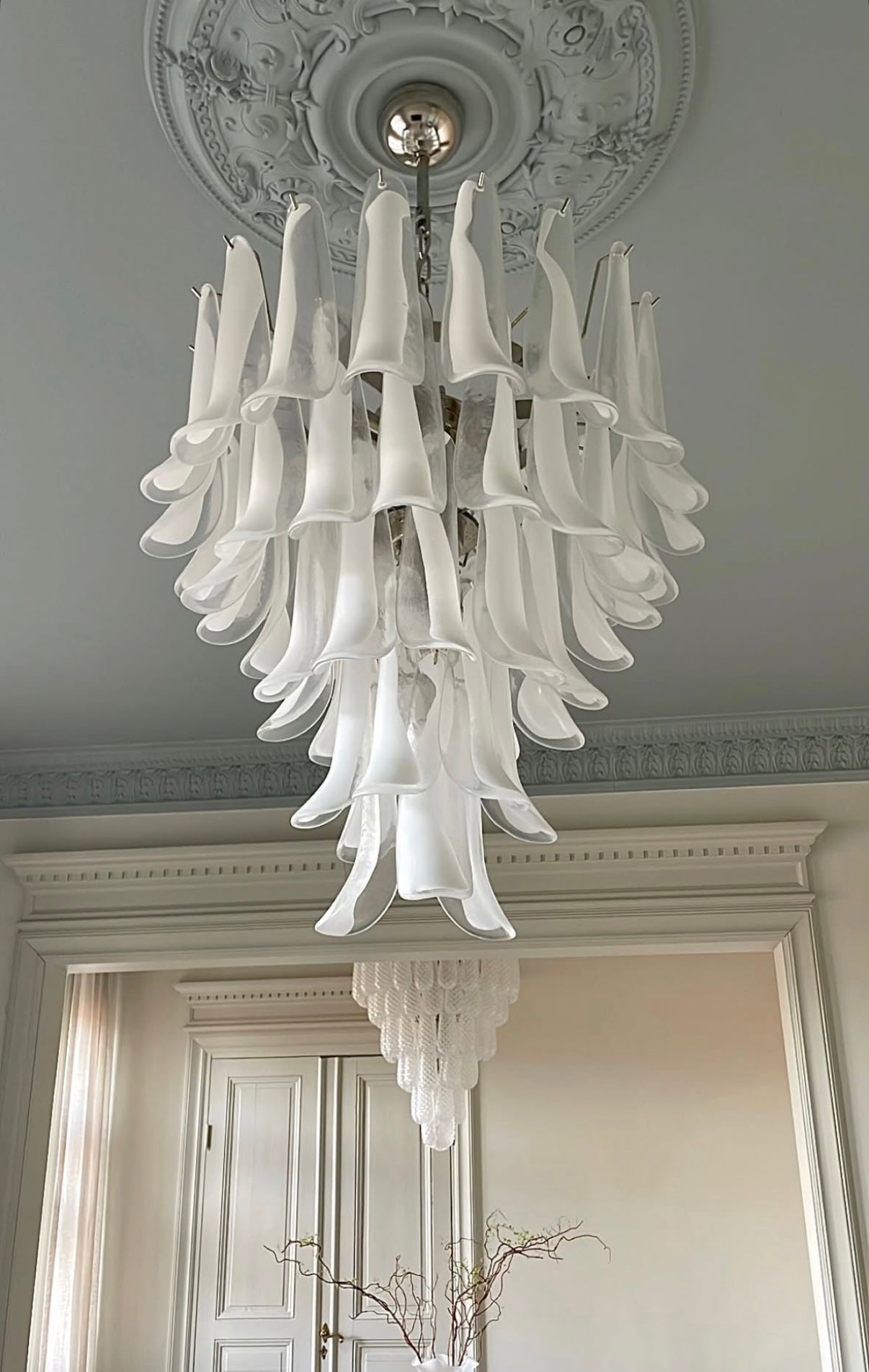 Murano Lysekrone Mazzega 52 Glass