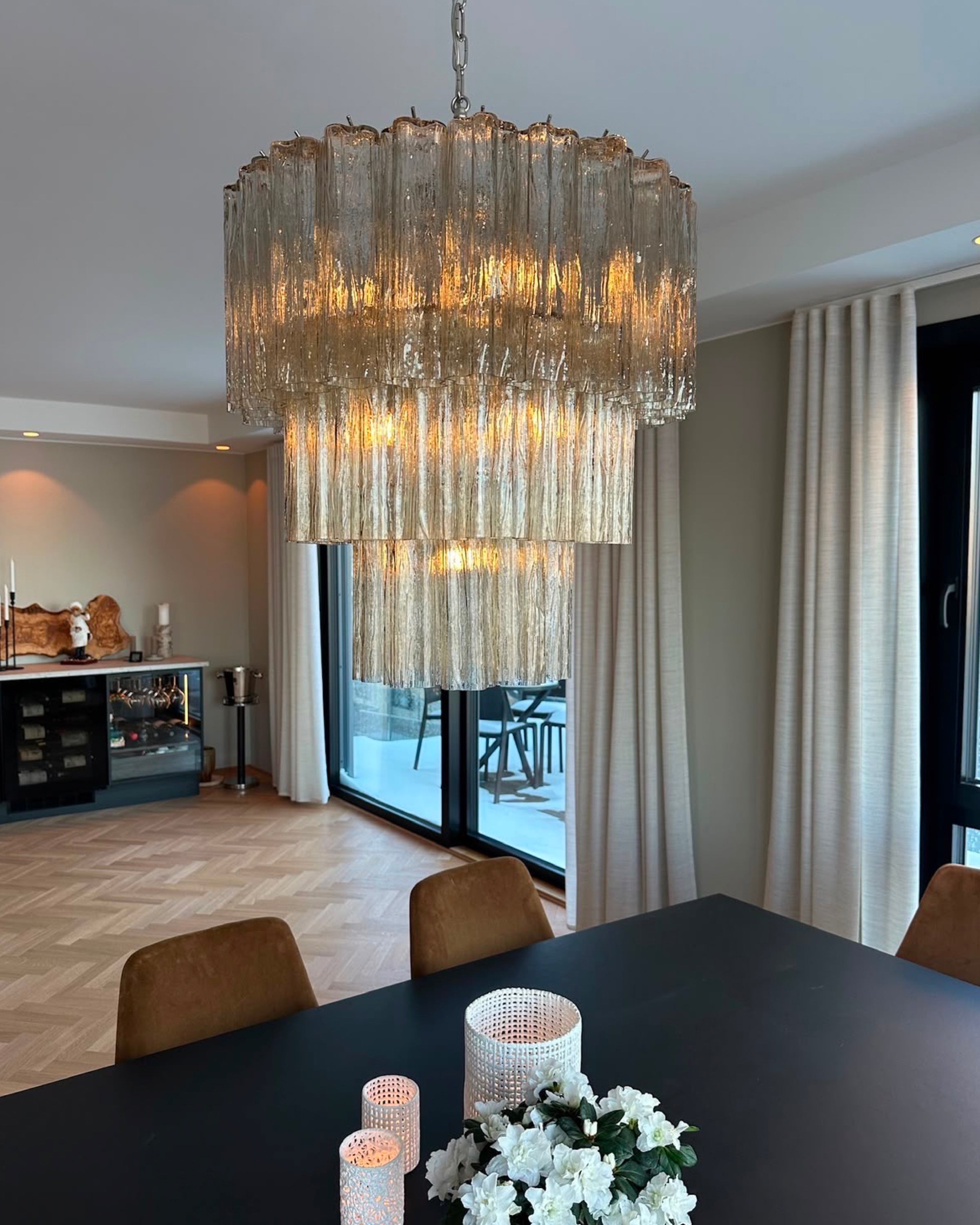 Murano Lysekrone 52 Glassrør