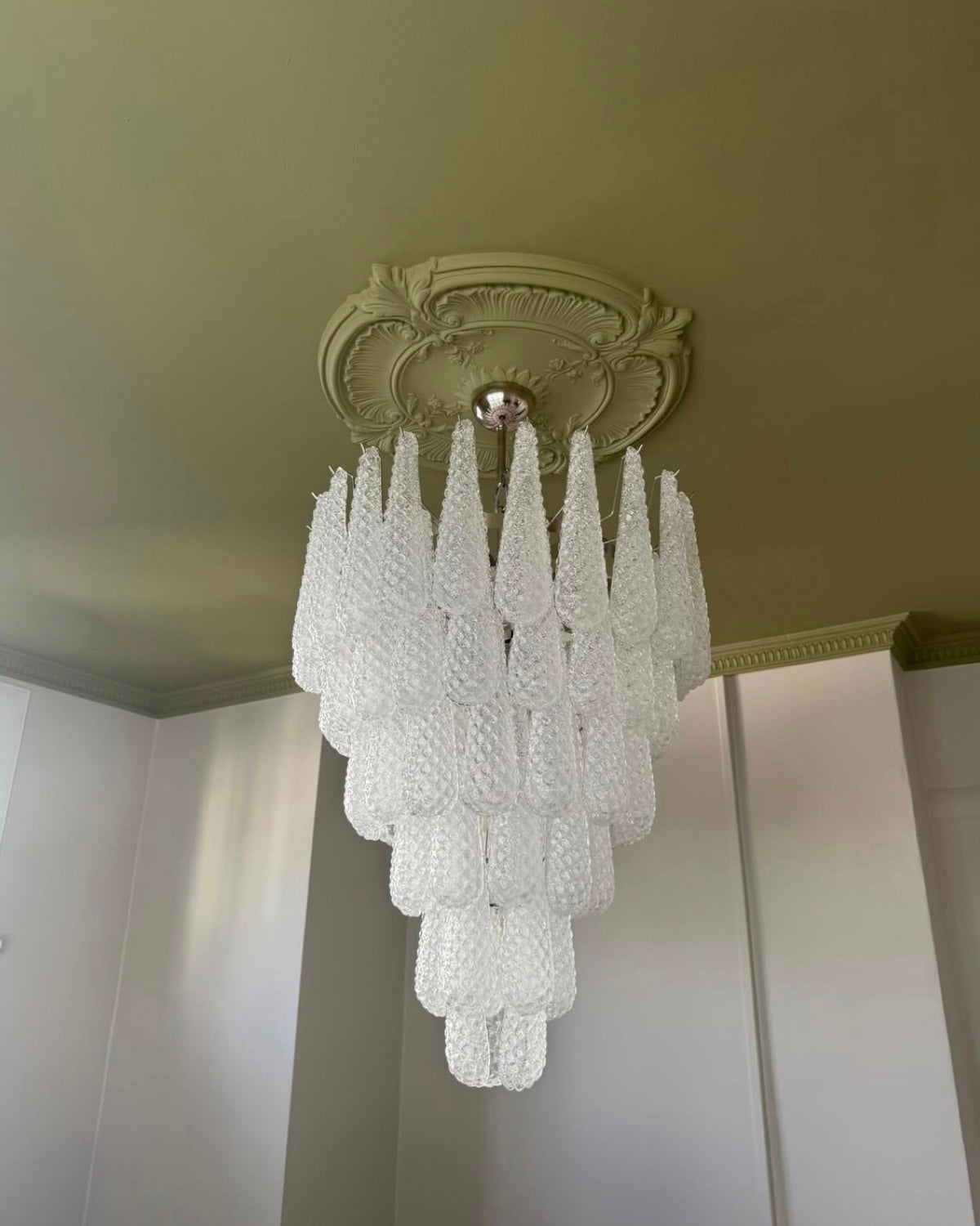 Murano Lysekrone Dråpe 75 Glass