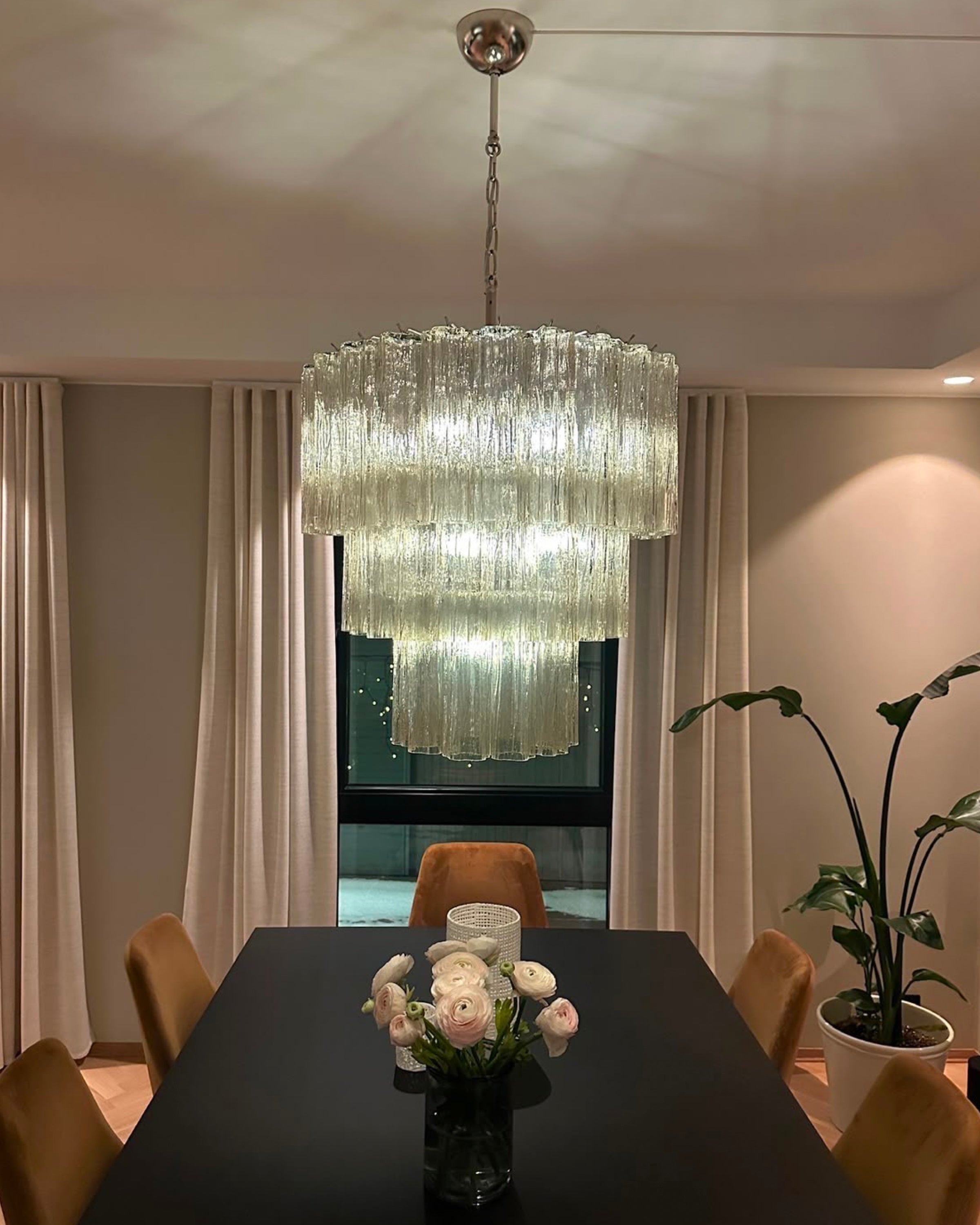 Murano Lysekrone 52 Glassrør