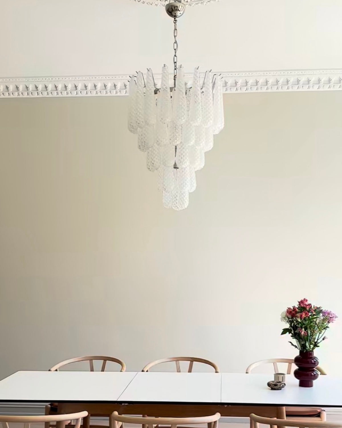 Murano Lysekrone Dråpe 52 Glass