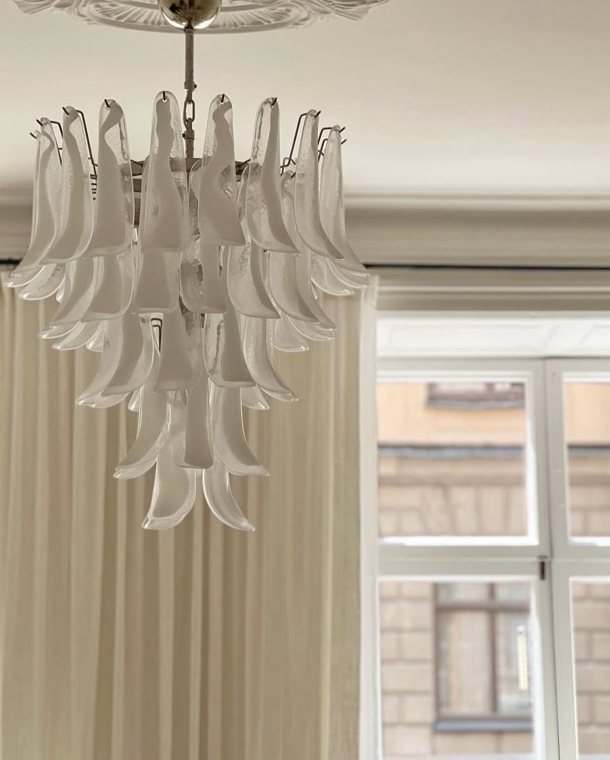 Murano Lysekrone Mazzega 52 Glass