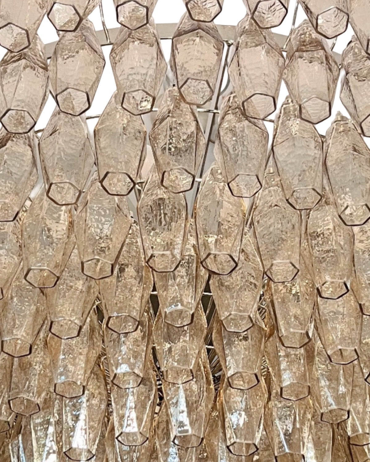 Murano Poliedri Lysekrone - 185 glass