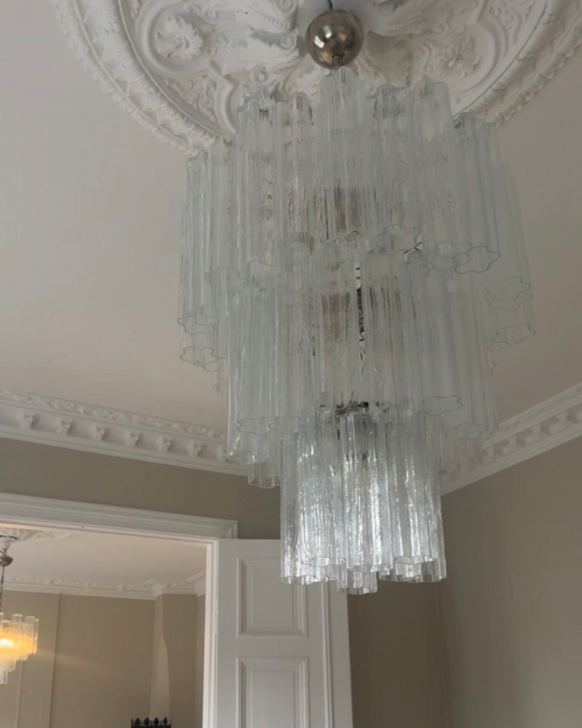 Murano Lysekrone 48 Glassrør