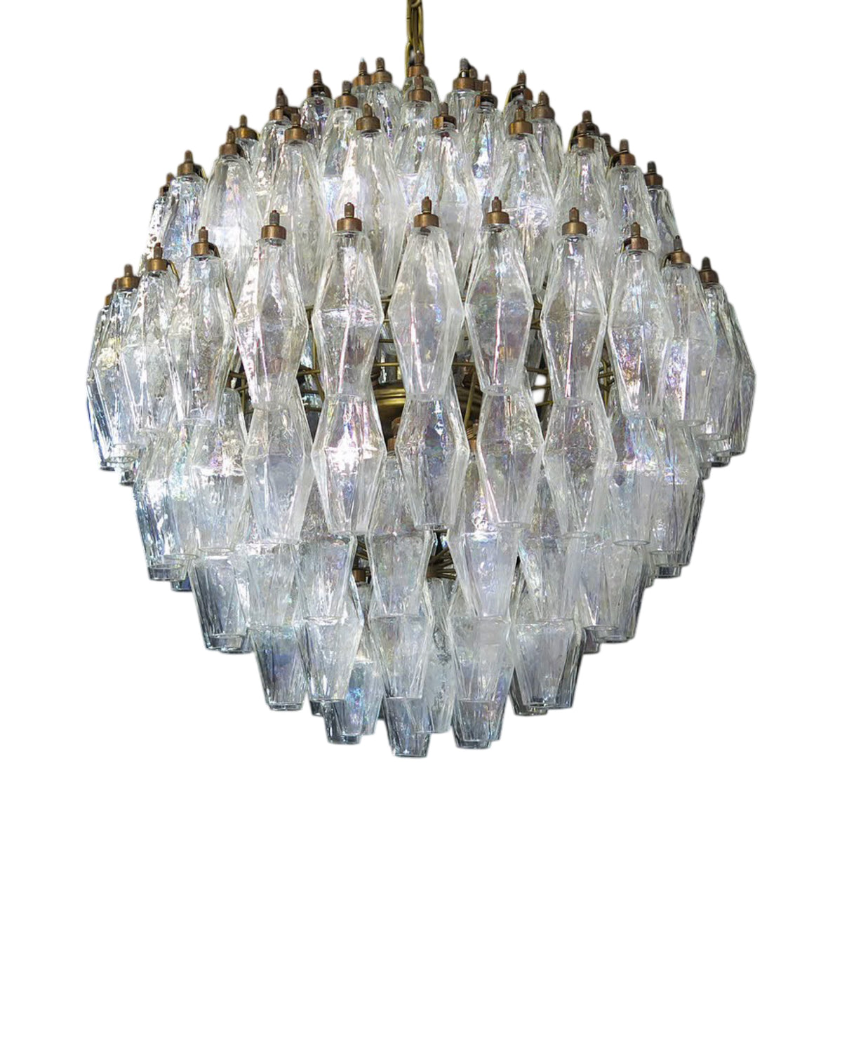 Murano Poliedri Lysekrone 140 glass
