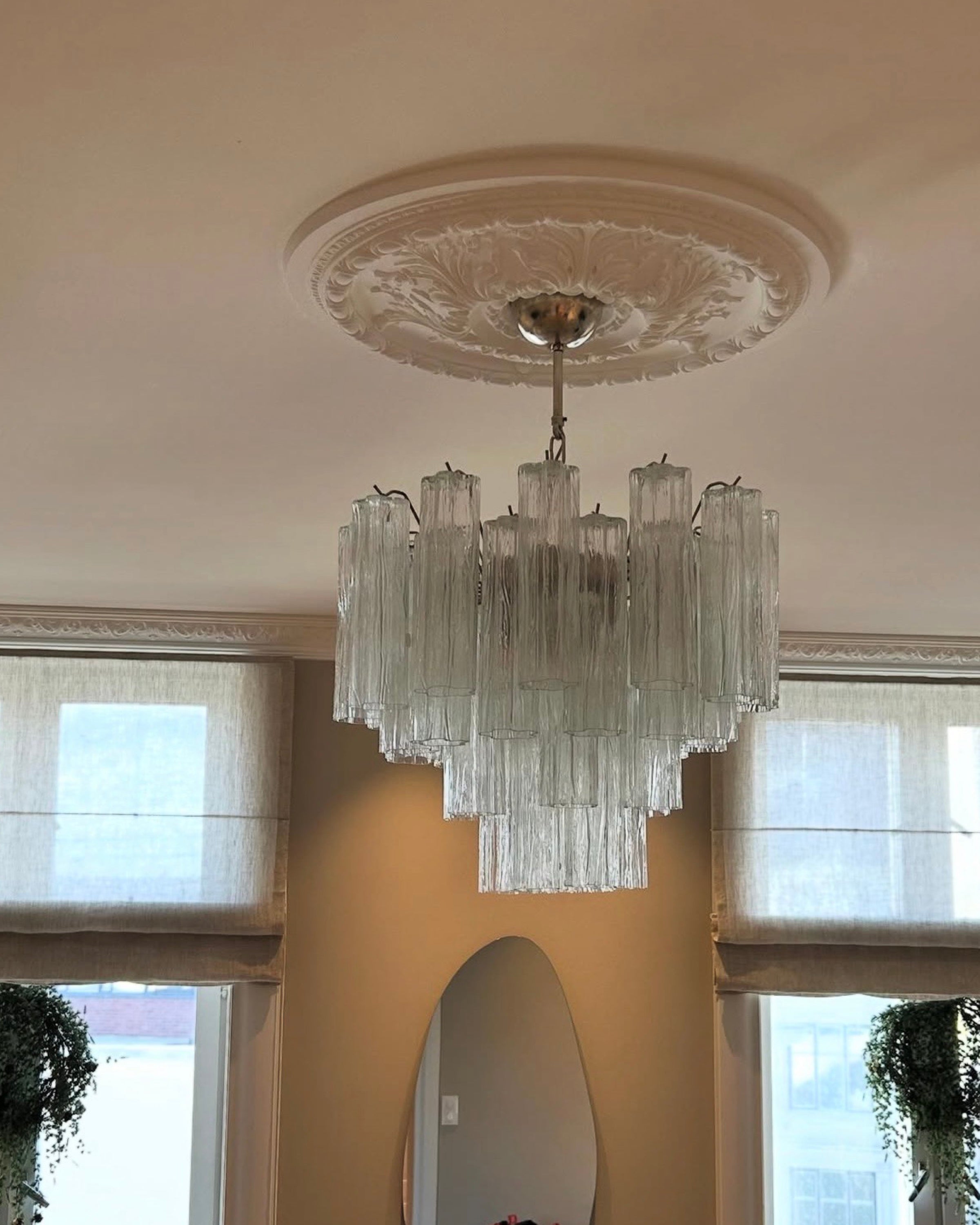 Murano Lysekrone 36 Glassrør